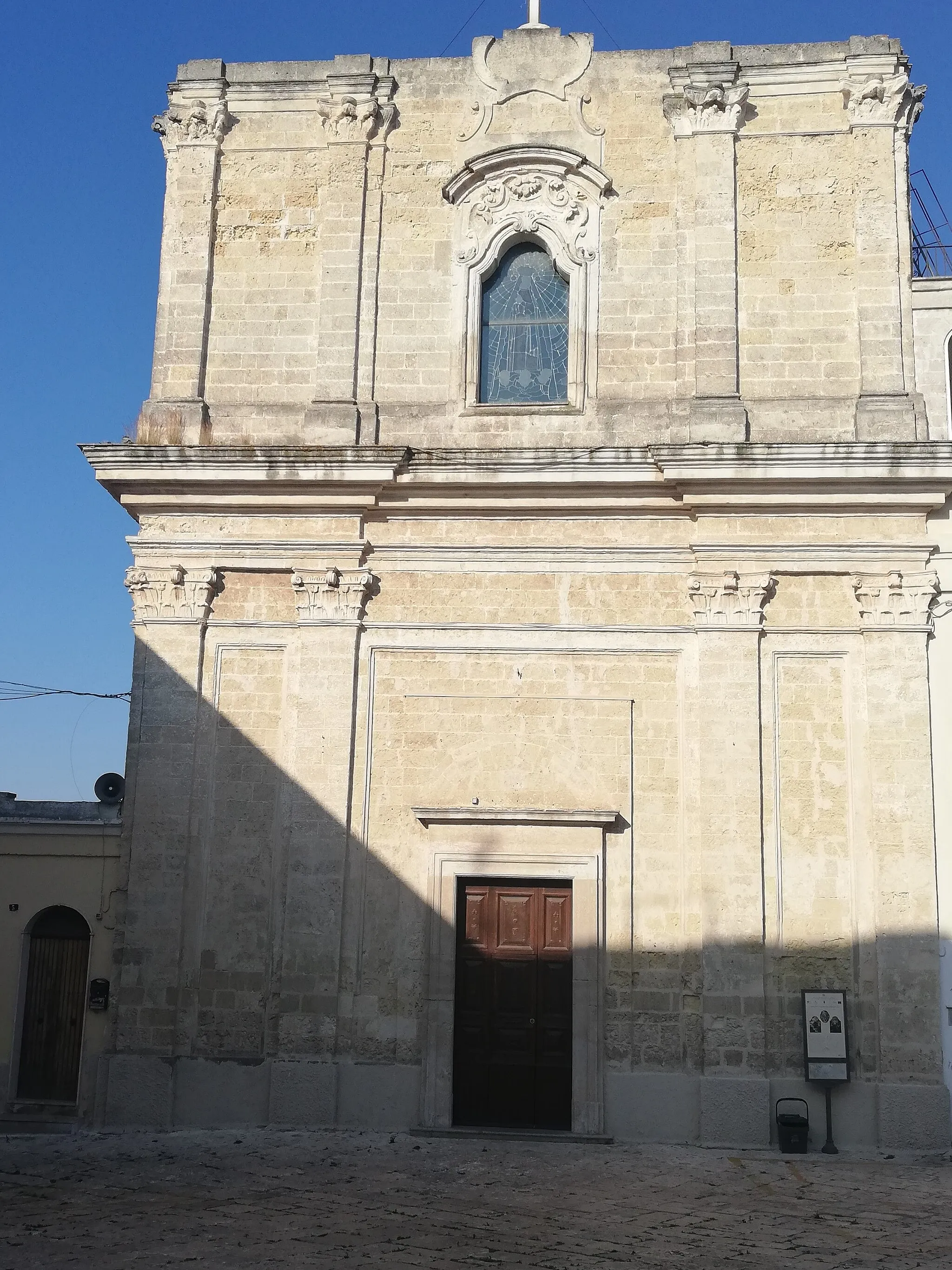 Photo showing: Veduta frontale della chiesa dell'Immacolata di Mottola (TA)