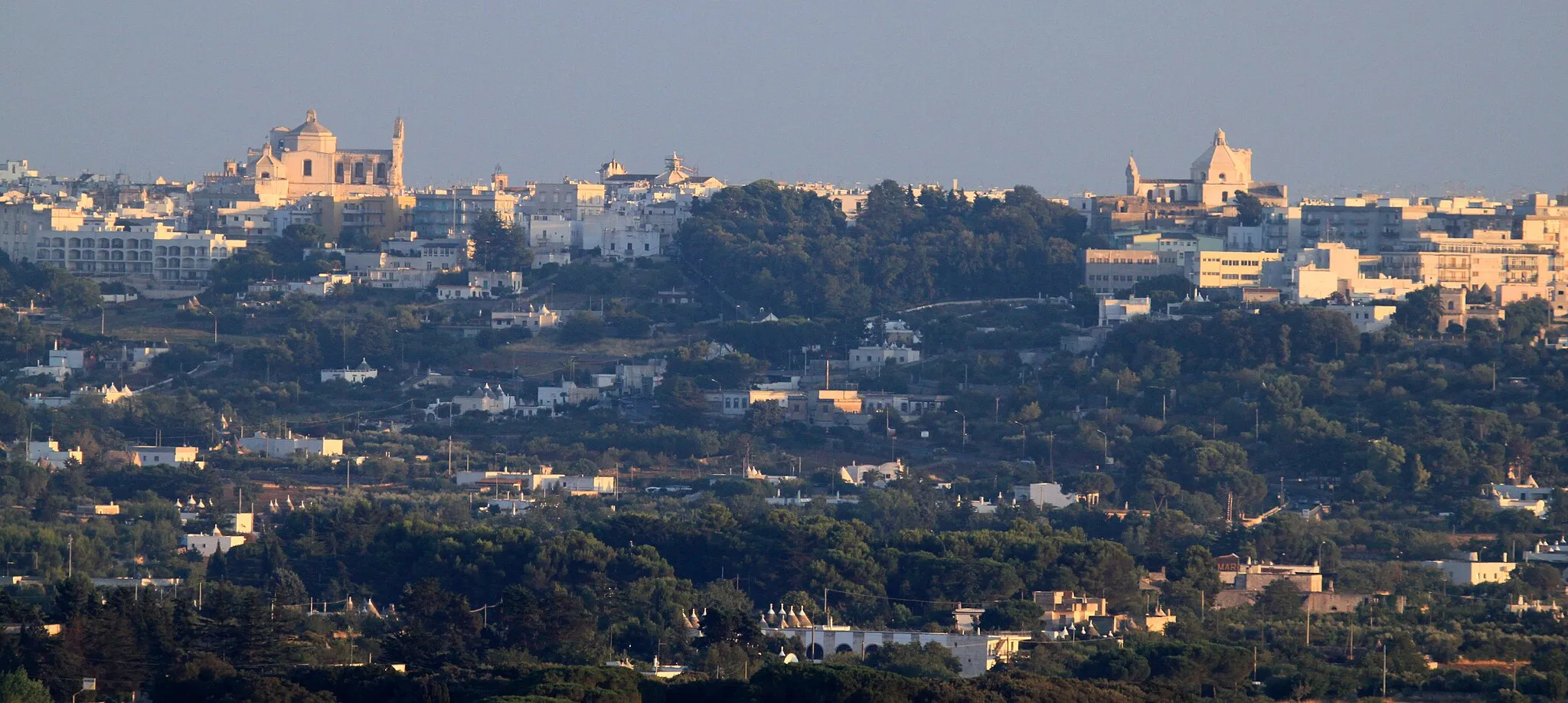 Photo showing: Martina Franca, vista da Locorotondo