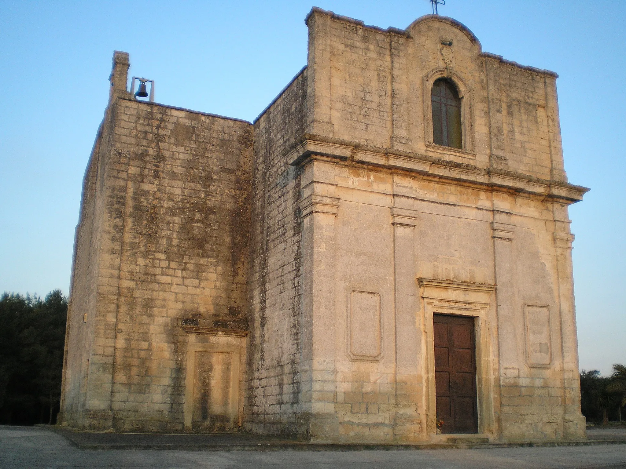 Photo showing: Santa Marina church in Stigliano, in the outlying area of Carpignano Salentino, Province of Lecce, Italy