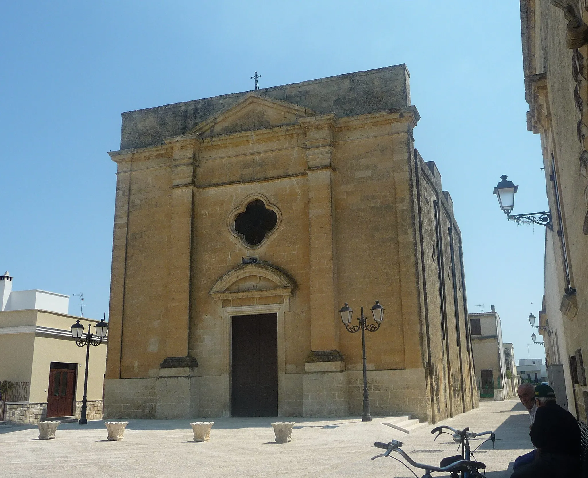 Photo showing: Church Santa Maria delle Neve in Acaya, Province Lecce