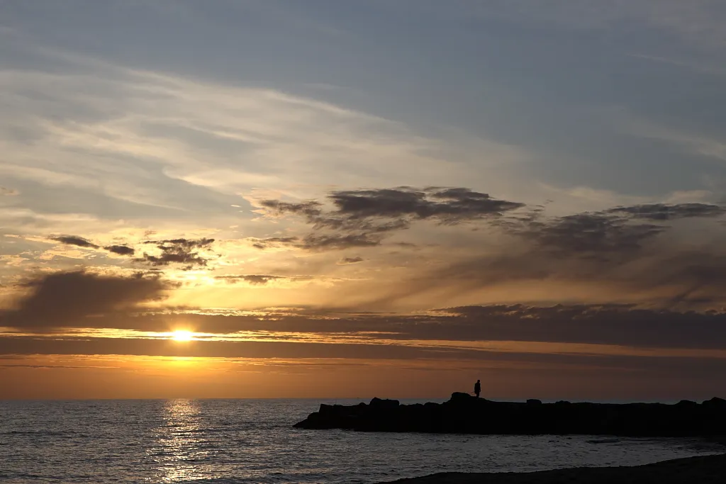 Photo showing: tramonto sul mare, TS Giovanni, Ugento