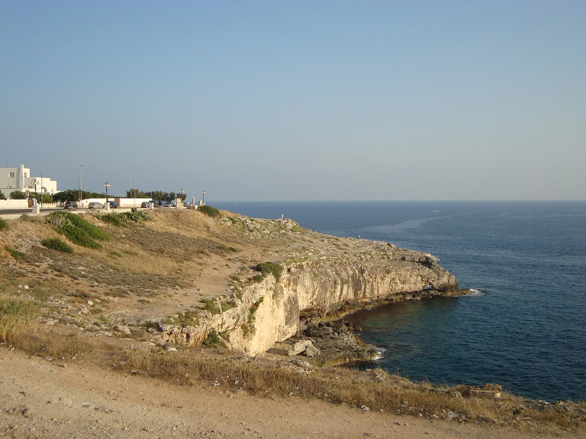 Photo showing: The Punta Ristola in Puglia near Santa Maria di Leuca marking the extreme south point of the heel.