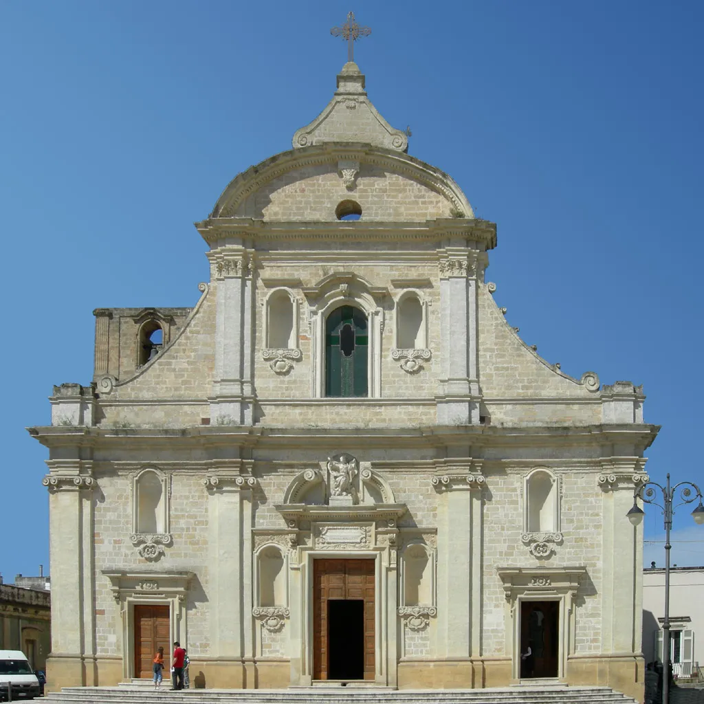 Photo showing: foto della chiesa madre di Guagnano, foto by mio fratello
