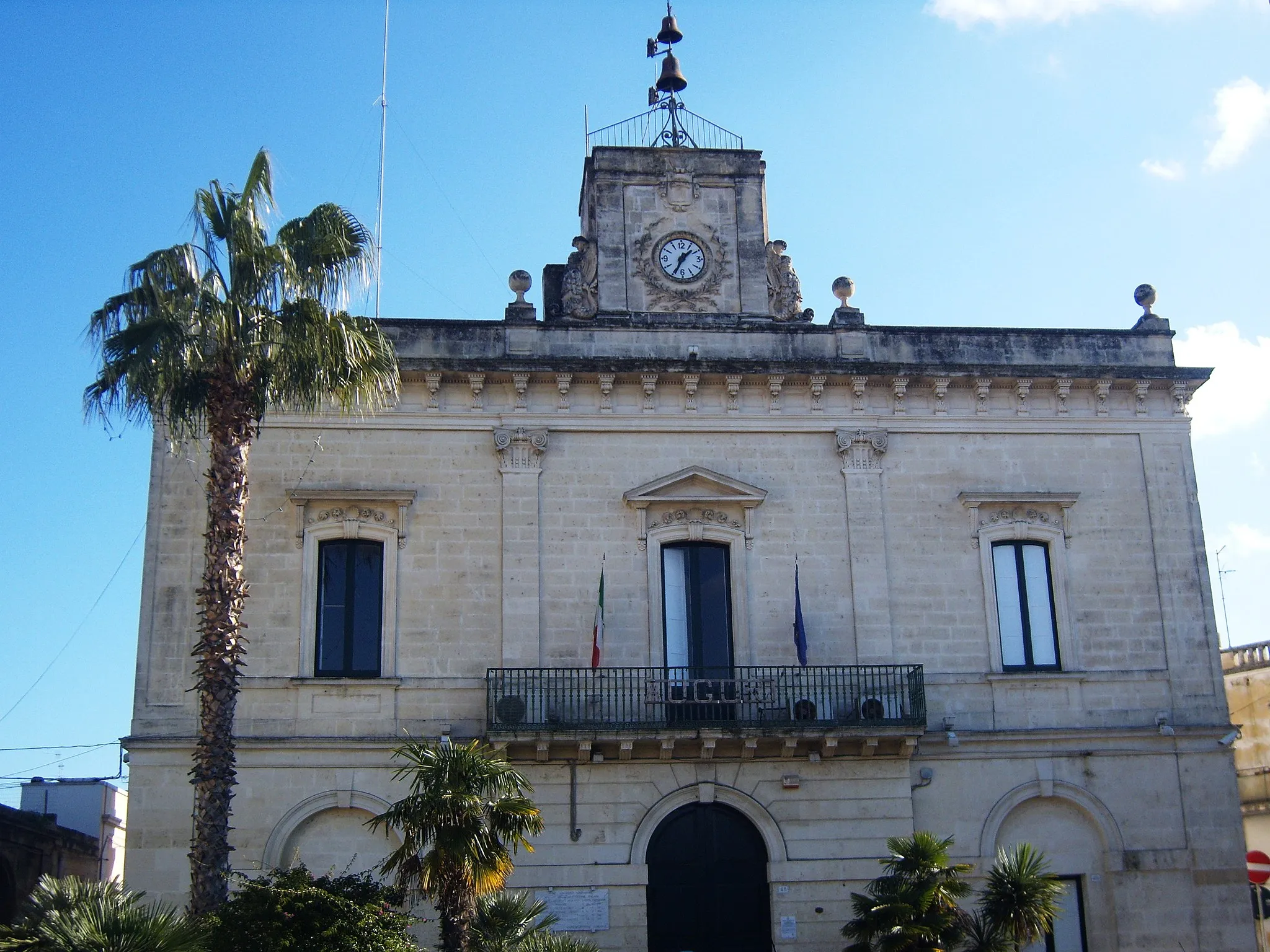 Photo showing: Town Hall in Lizzanello, Province of Lecce - Apulia