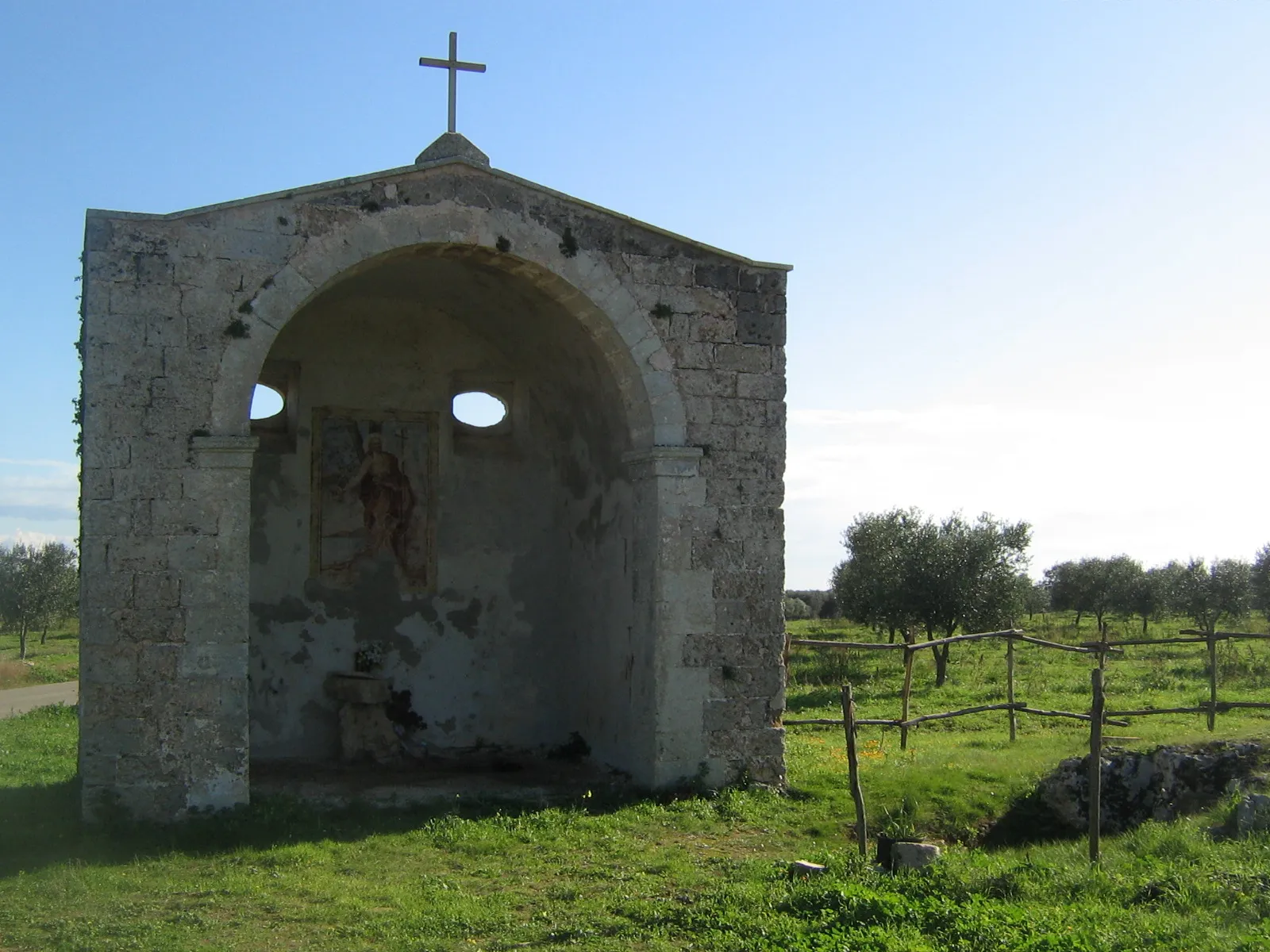 Photo showing: Cutrofiano Chiesa Rupestre di San Giovanni Battista