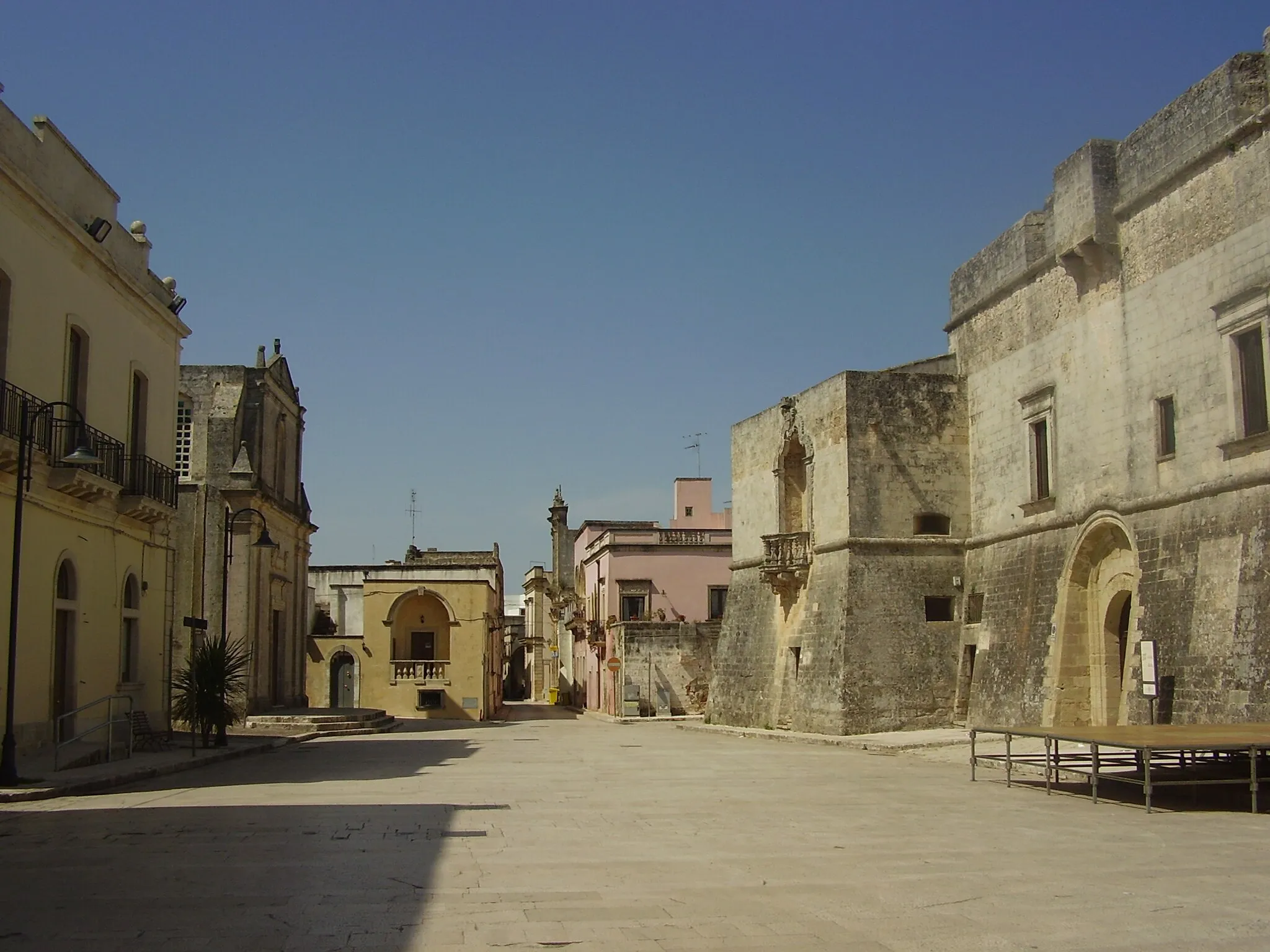 Photo showing: Piazza Castello Andrano, Lecce