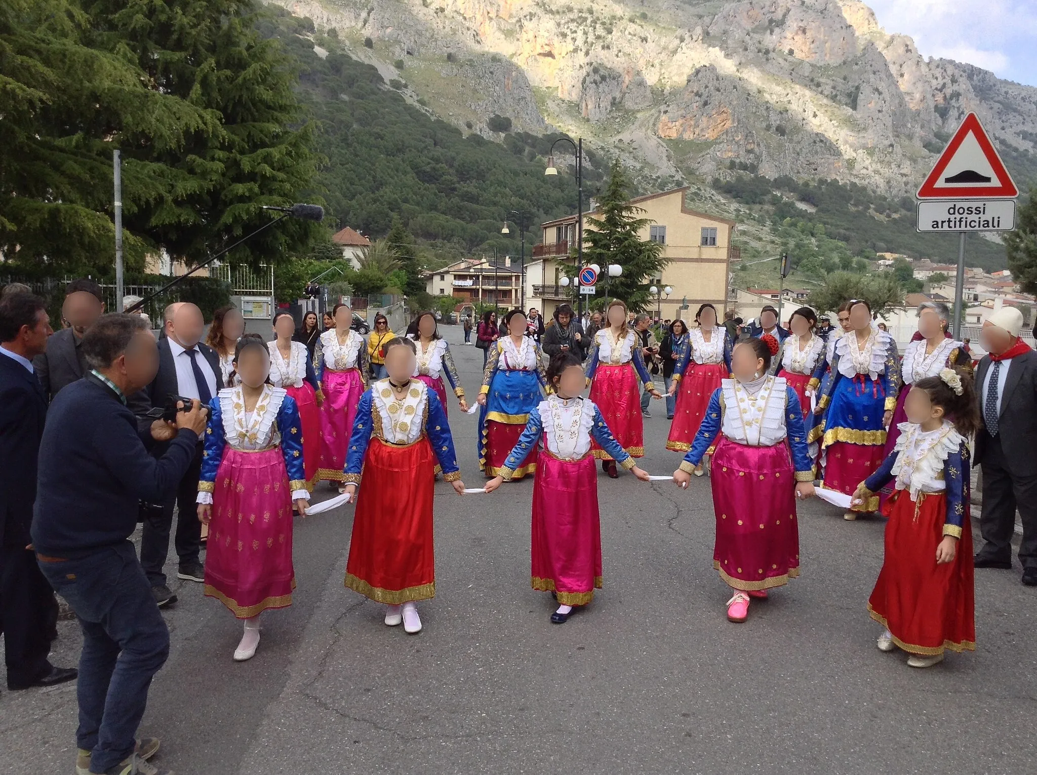Photo showing: Arbëreshë costume of Frascineto, Calabria
