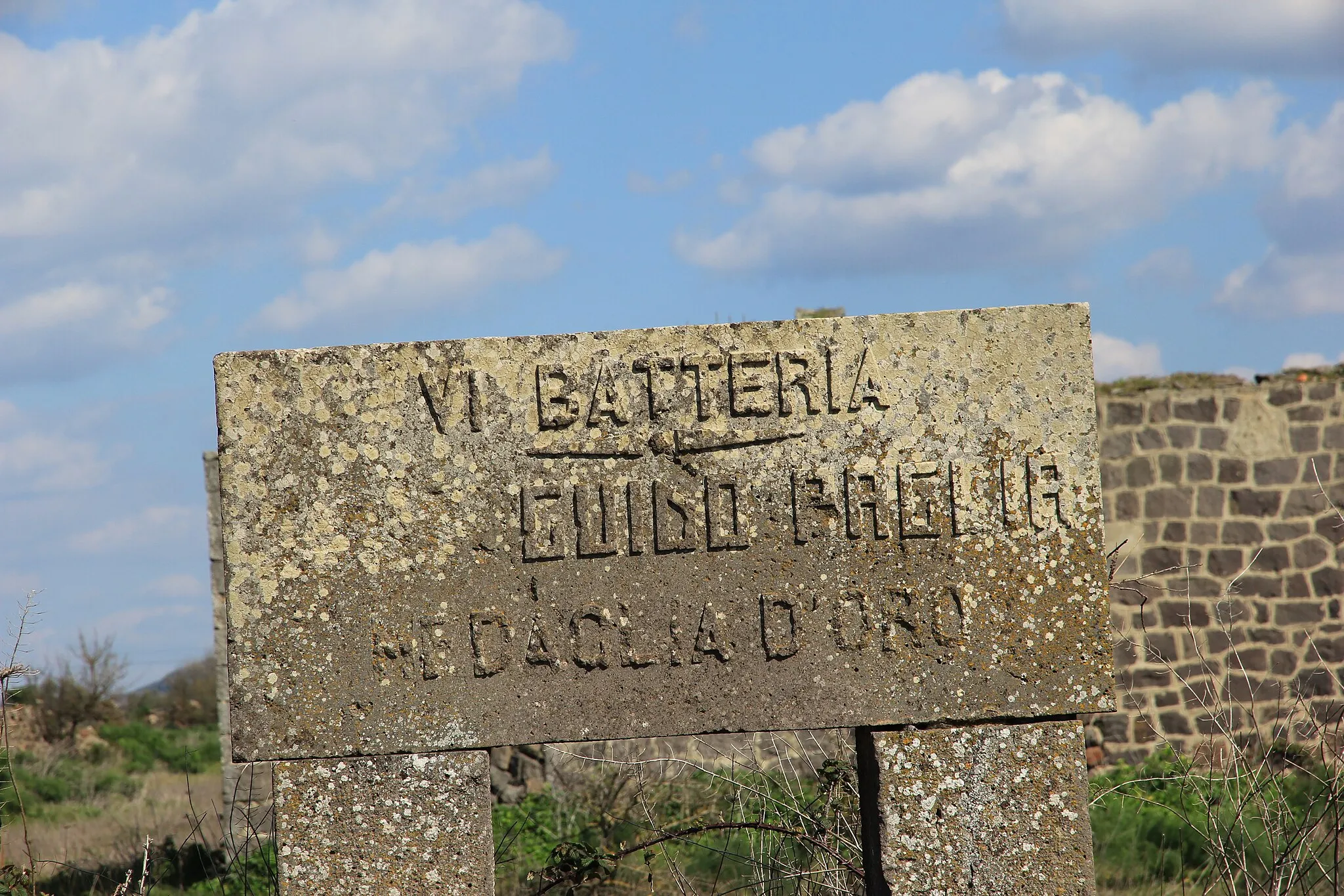 Photo showing: Ghilarza - VI Batteria Guido Paglia