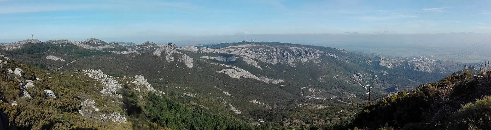 Photo showing: panoramica sul Montiferru dalla parte più alta Monte Urtigu 1050m