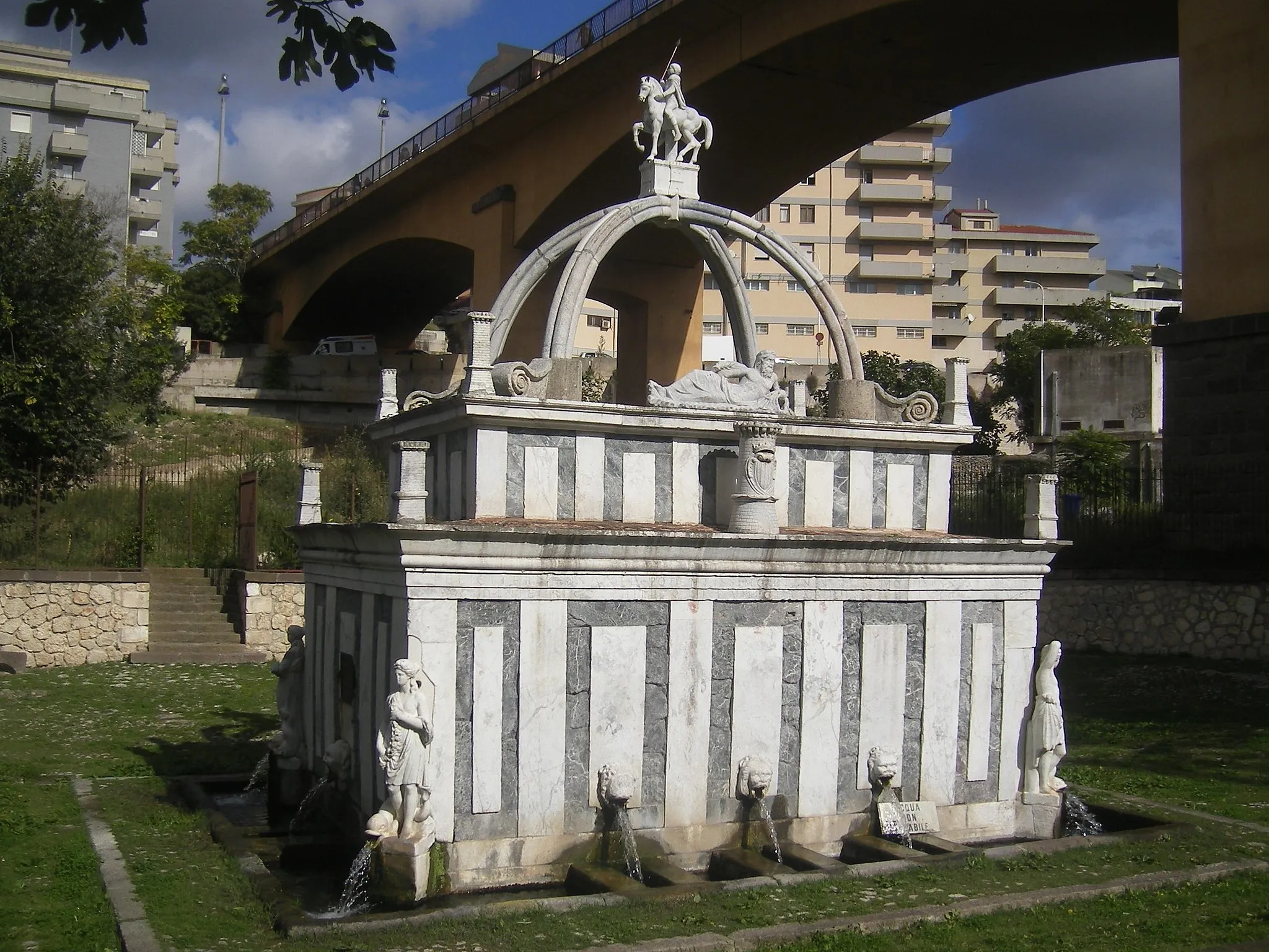 Photo showing: Rosello fountain in Sassari