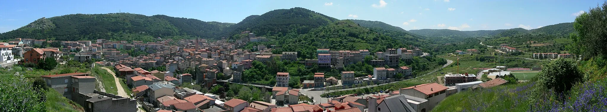 Photo showing: panorama di Bitti, provincia di Nuoro