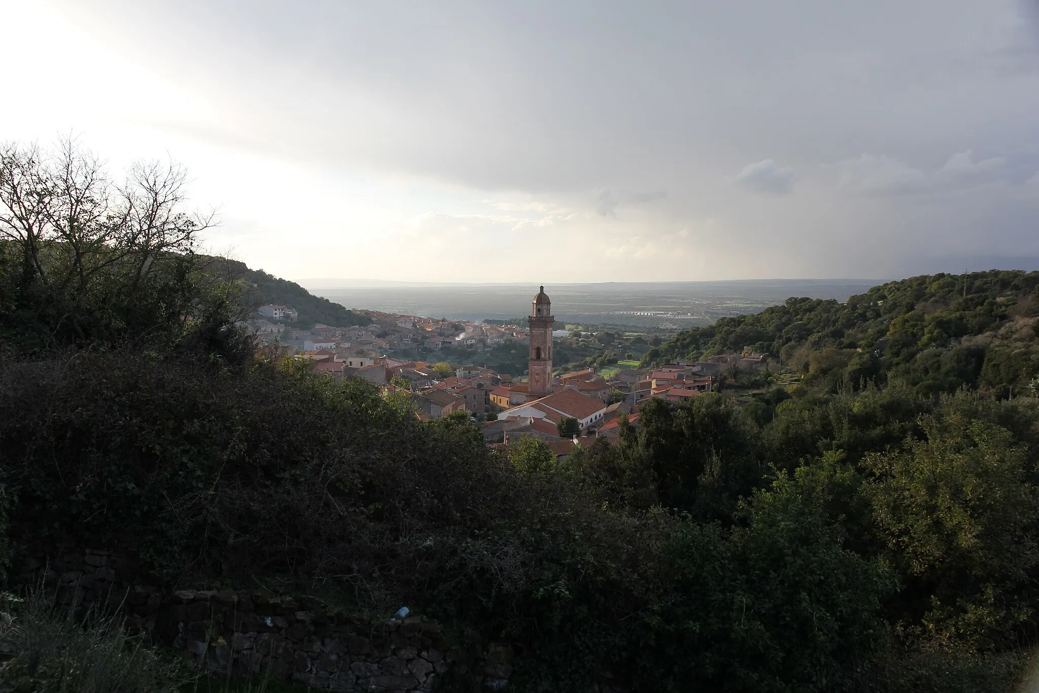 Photo showing: Busachi - Panorama