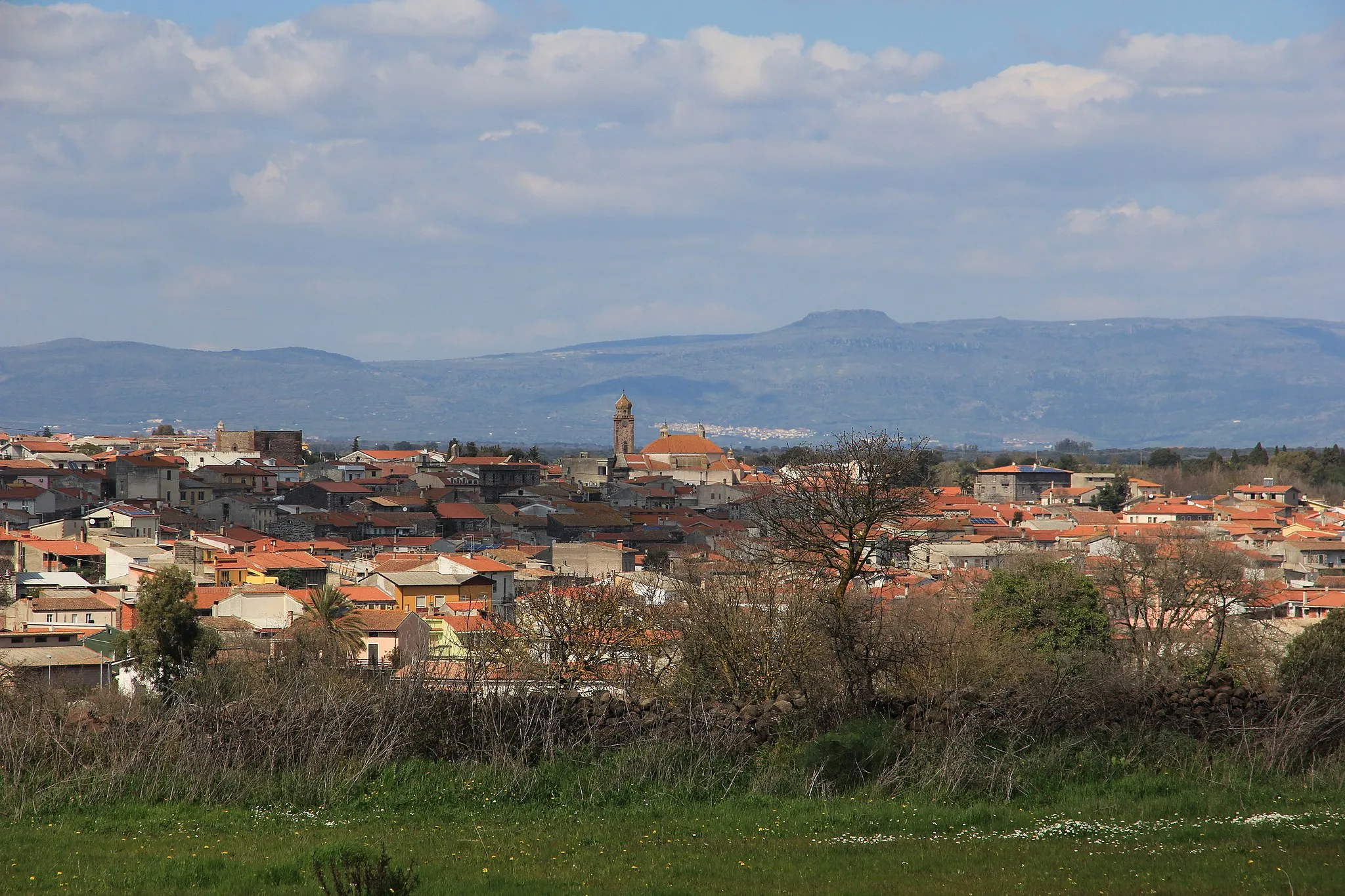 Photo showing: Ghilarza - Panorama