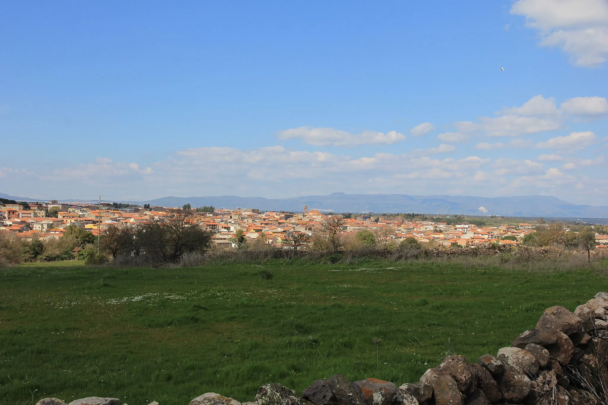 Photo showing: Ghilarza - Panorama
