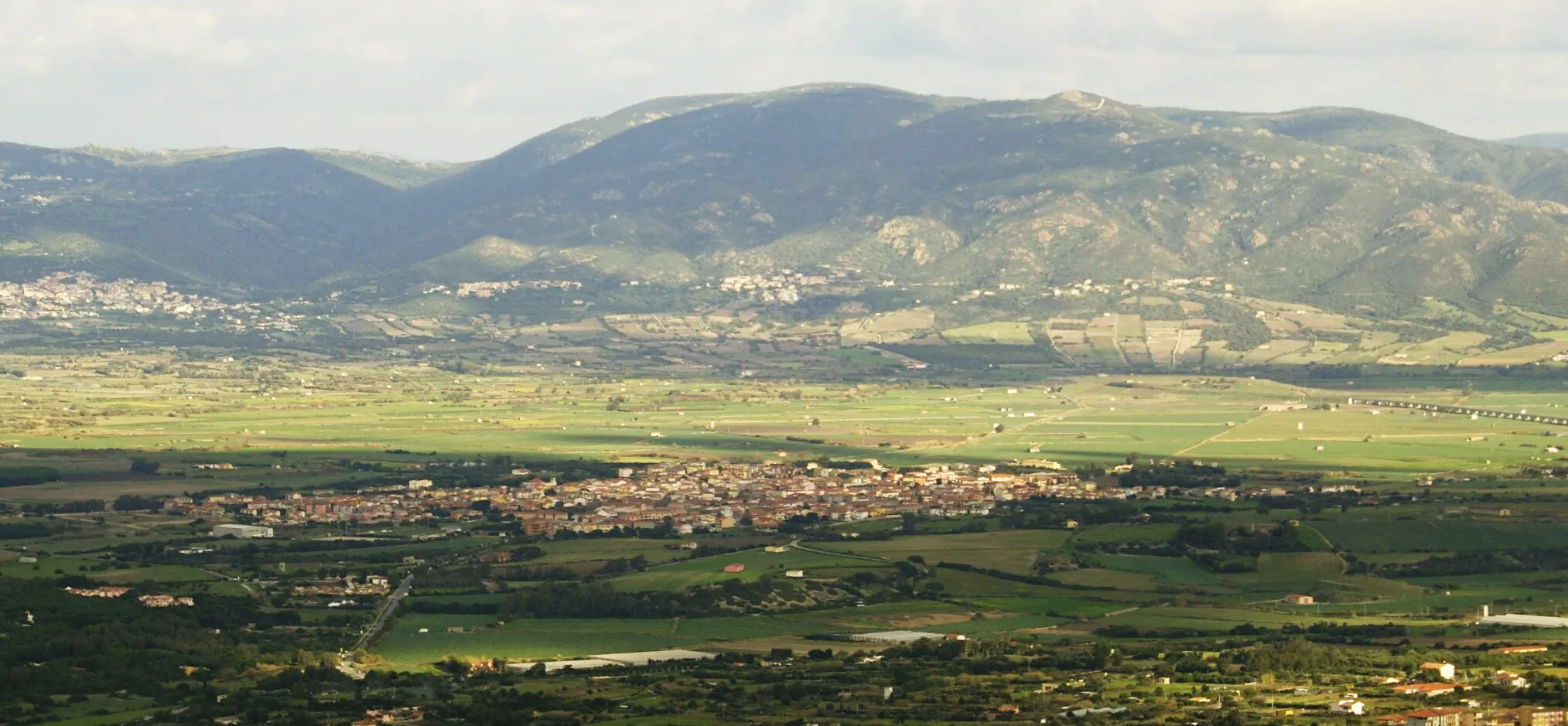 Photo showing: Panorama di Valledoria (Monte Ossoni)