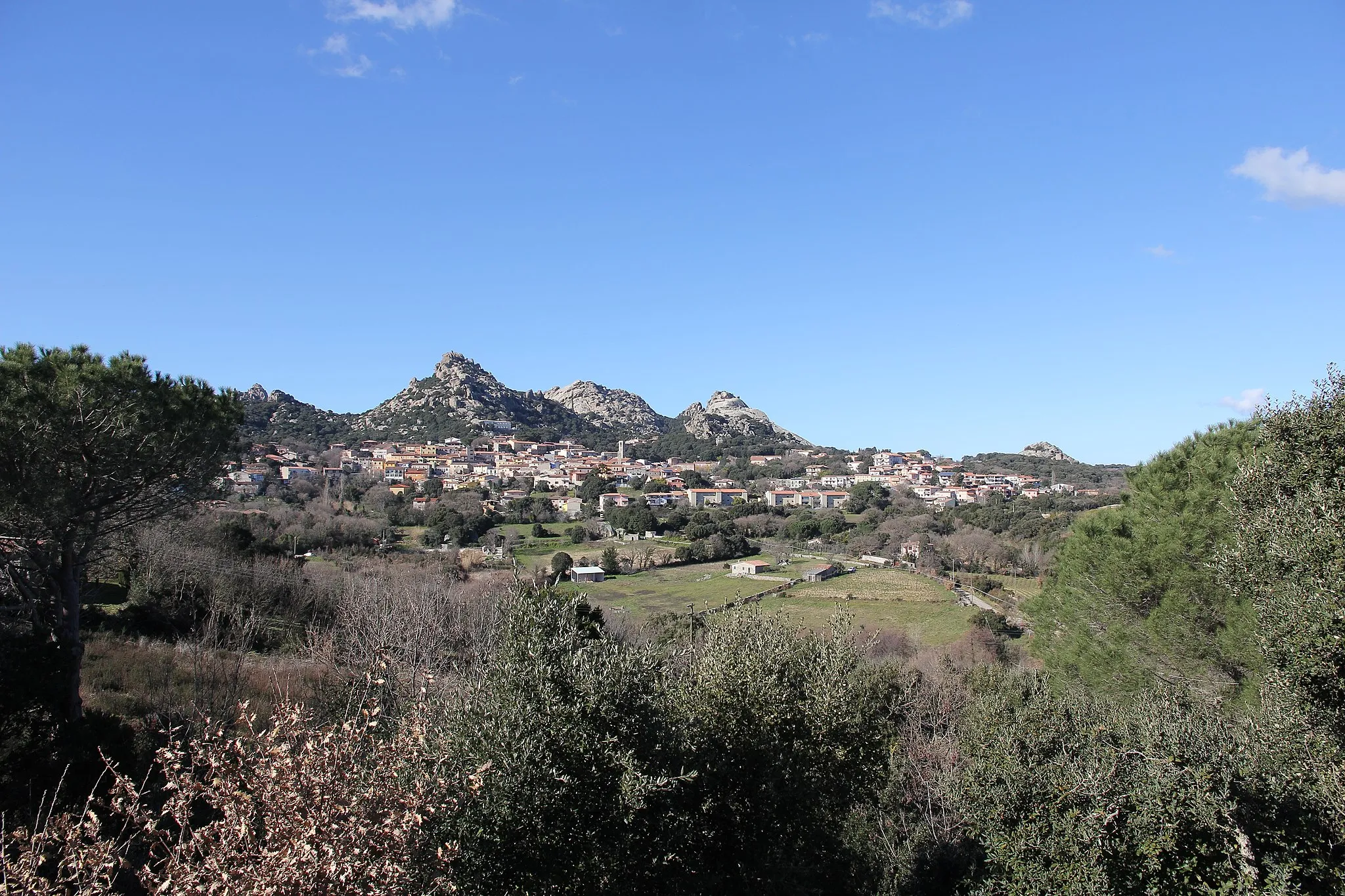 Photo showing: Aggius, panorama