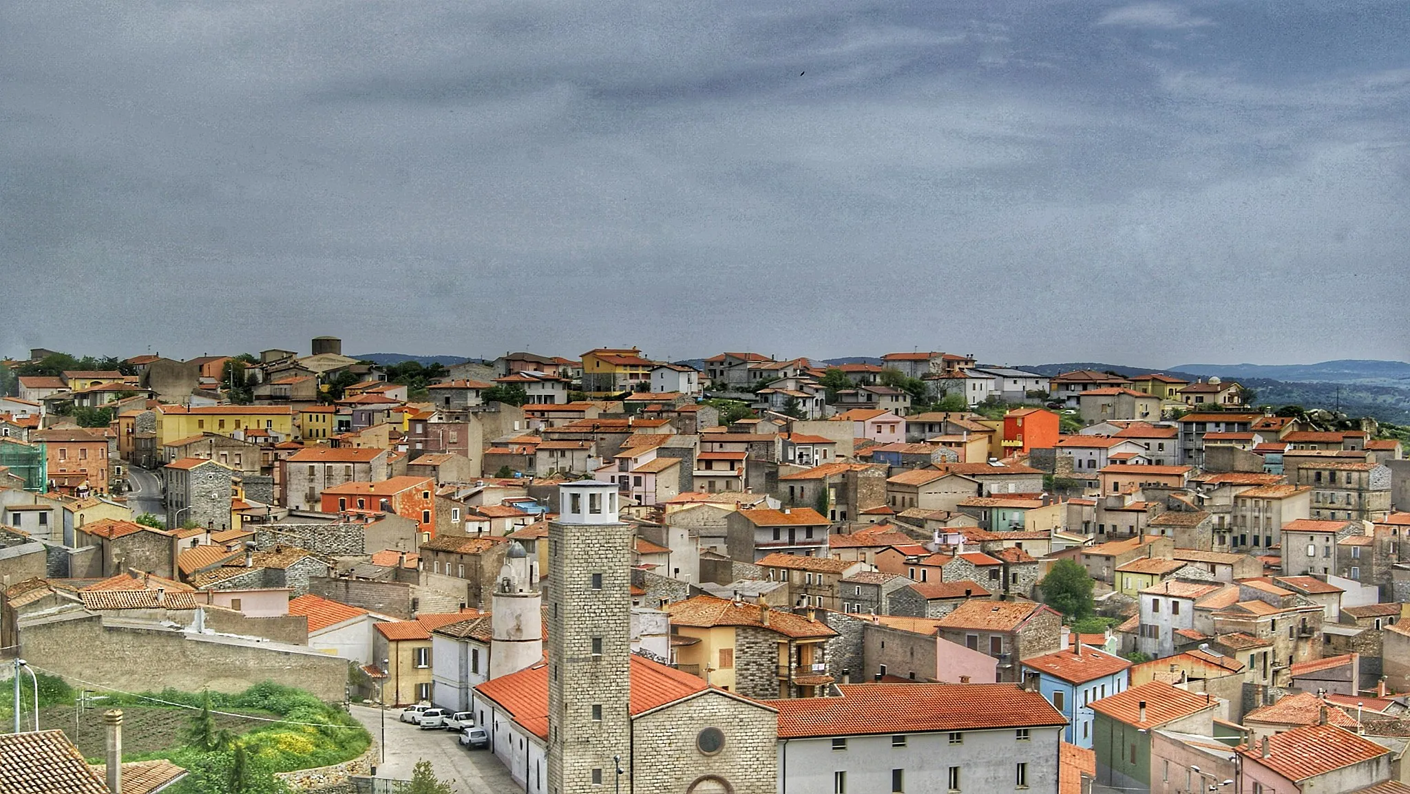 Photo showing: Vista del paese di Nule