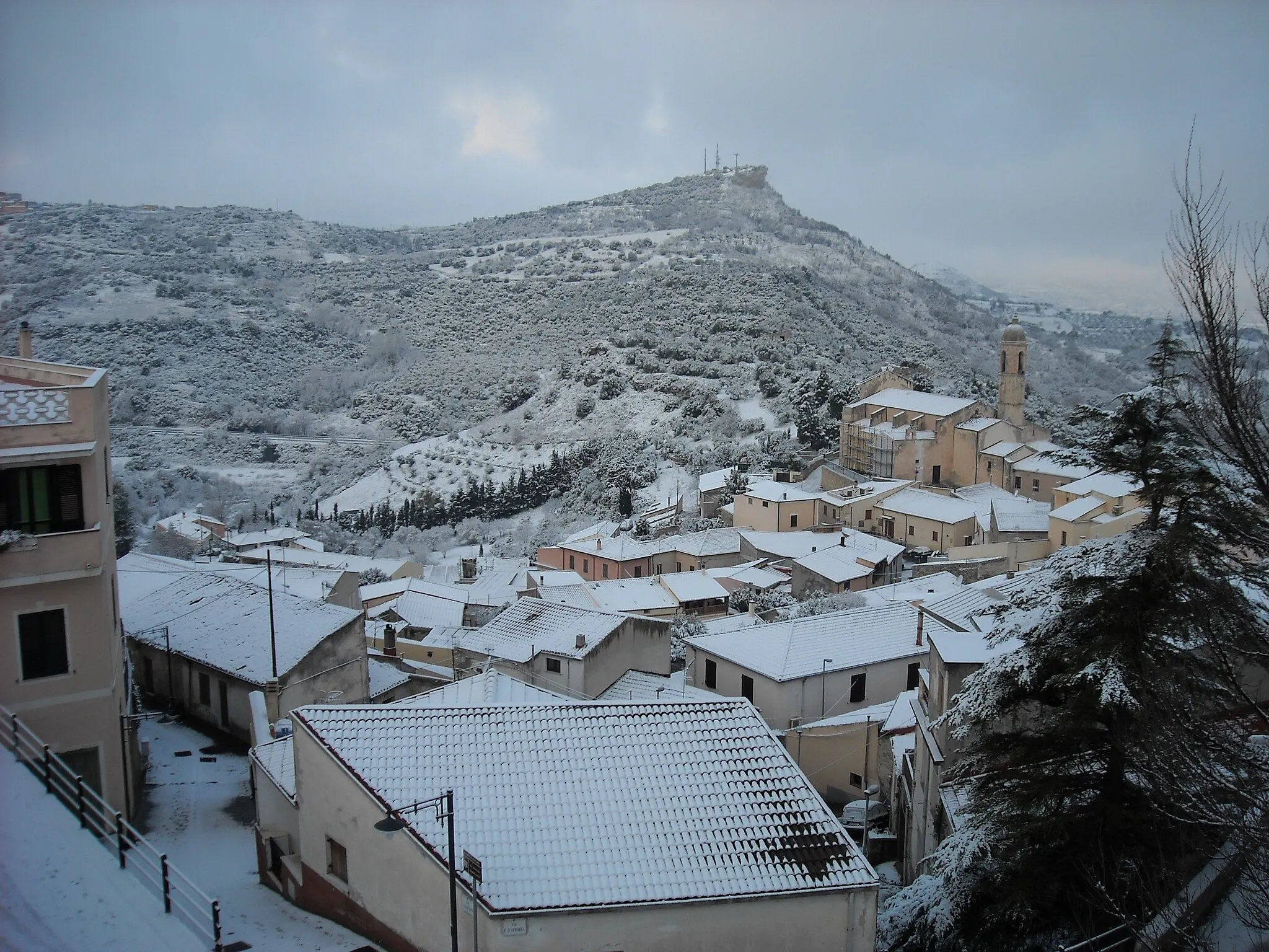 Photo showing: Neve a Codrongianos