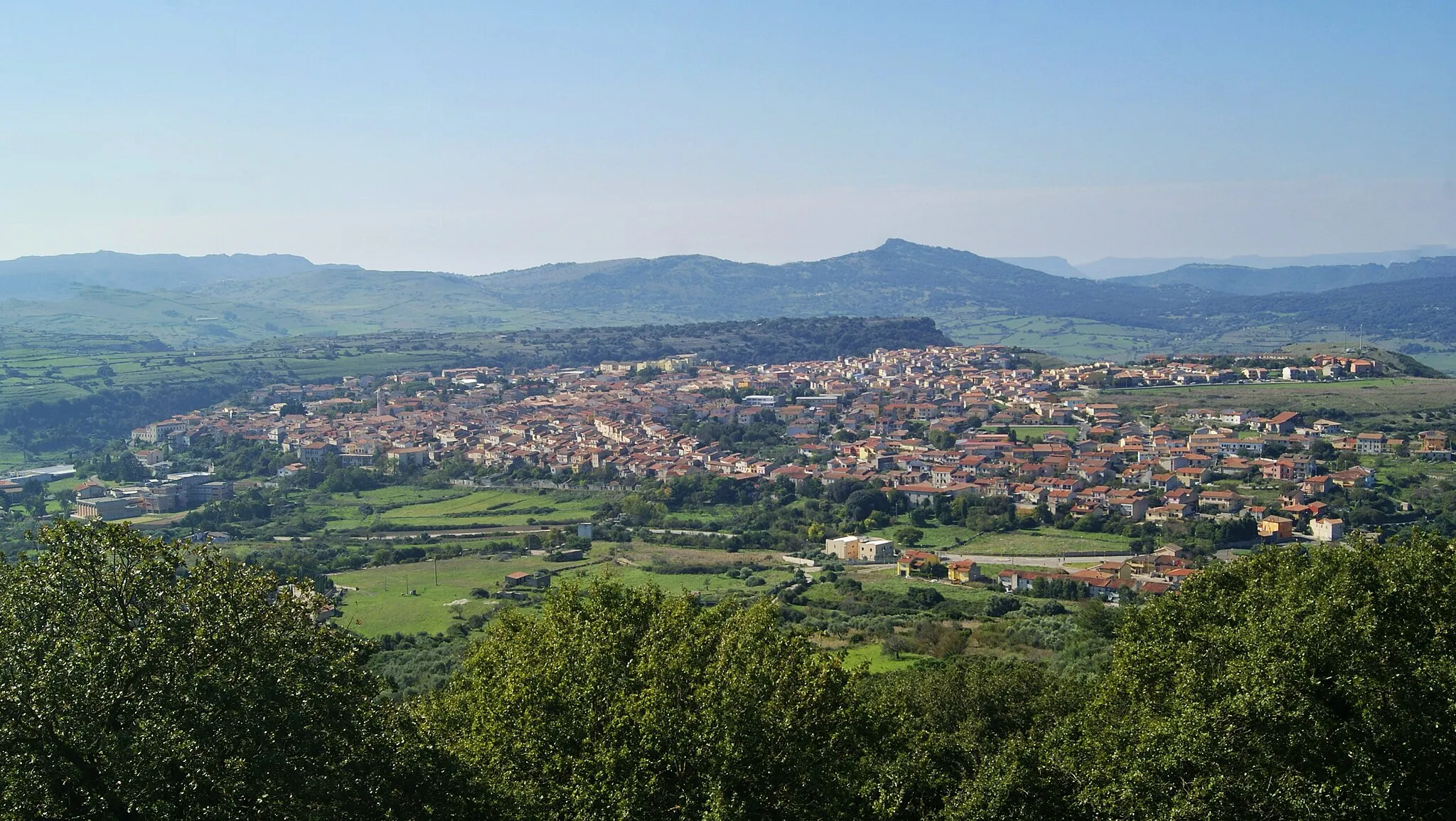 Photo showing: Thiesi vista da Monte Pelao