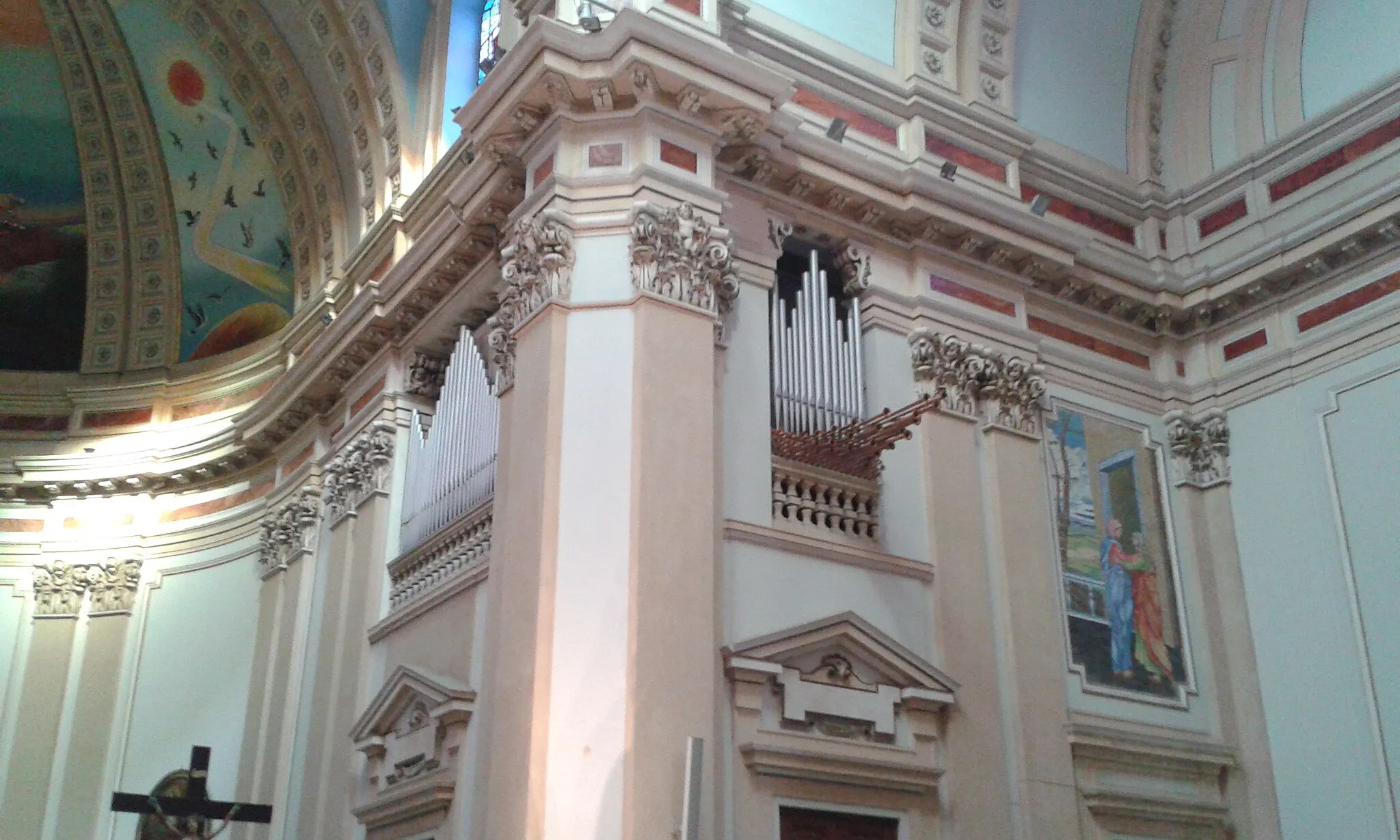 Photo showing: organo chiesa S.Sebastiano, Barcellona Pozzo di Gotto