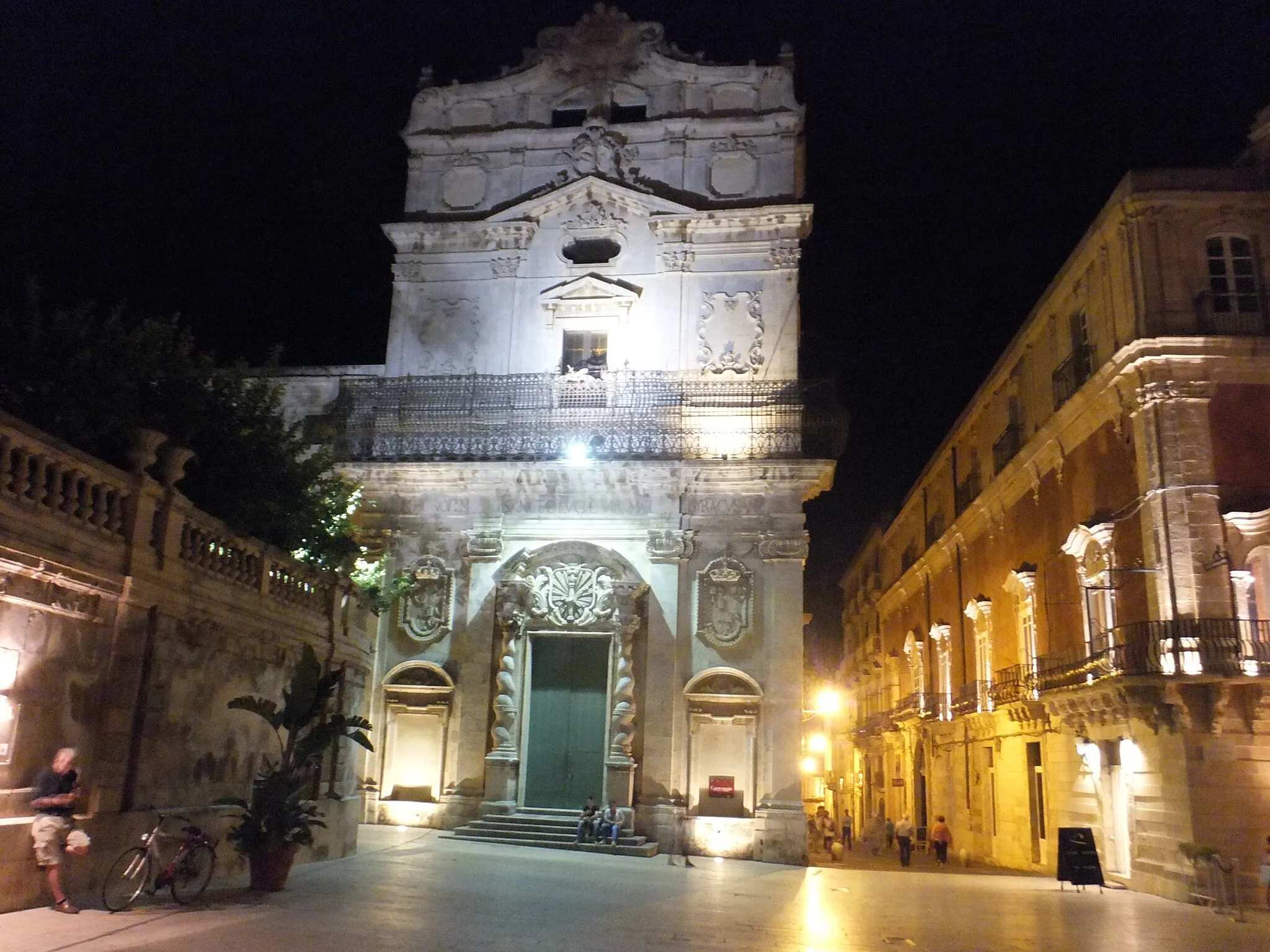 Photo showing: Santa Lucia Alla Badia Church. Caravaggio's painting "The Burial Of Saint Lucy" is located here