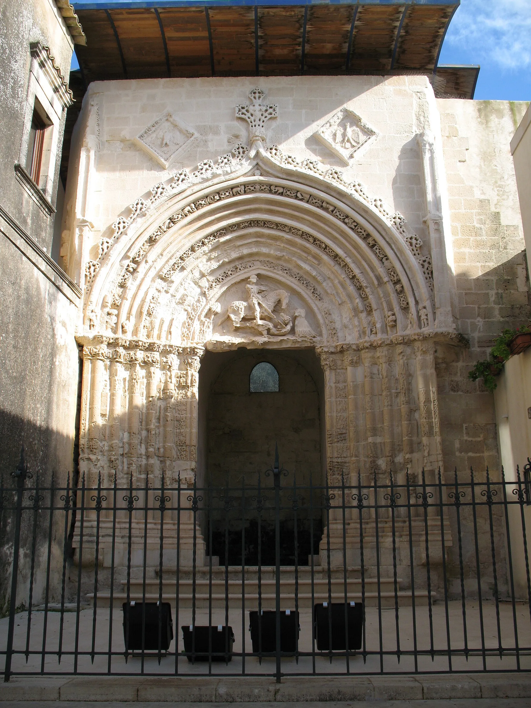 Photo showing: Portale San Giorgio. Ragusa, Italia