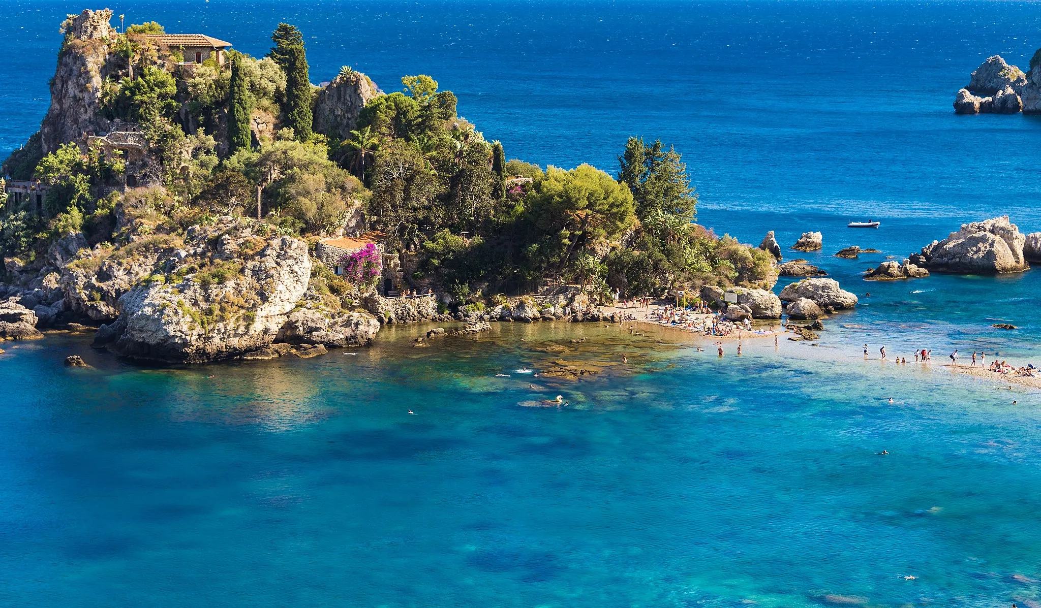 Photo showing: Isola Bella Taormina Sicily