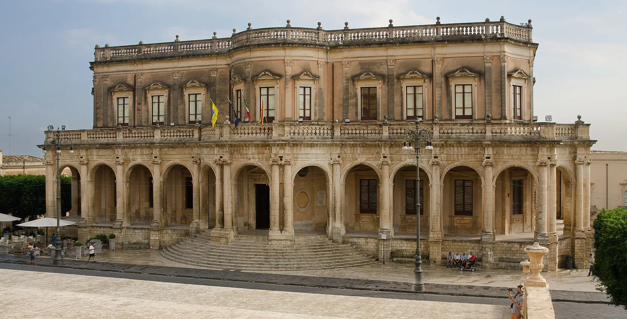 Photo showing: Palazzo Ducezio, Noto, Sicily