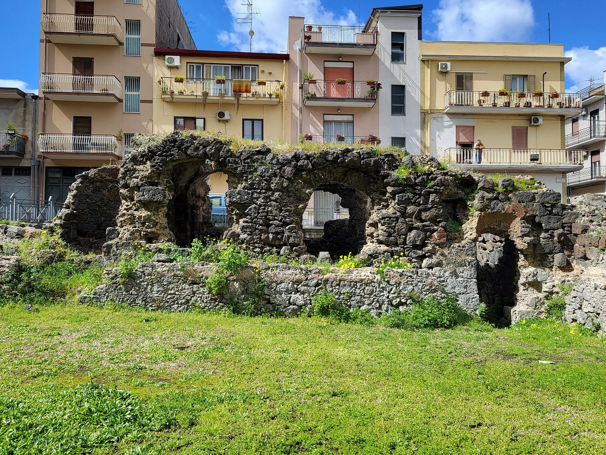 Photo showing: Le terme romane di Misterbianco.