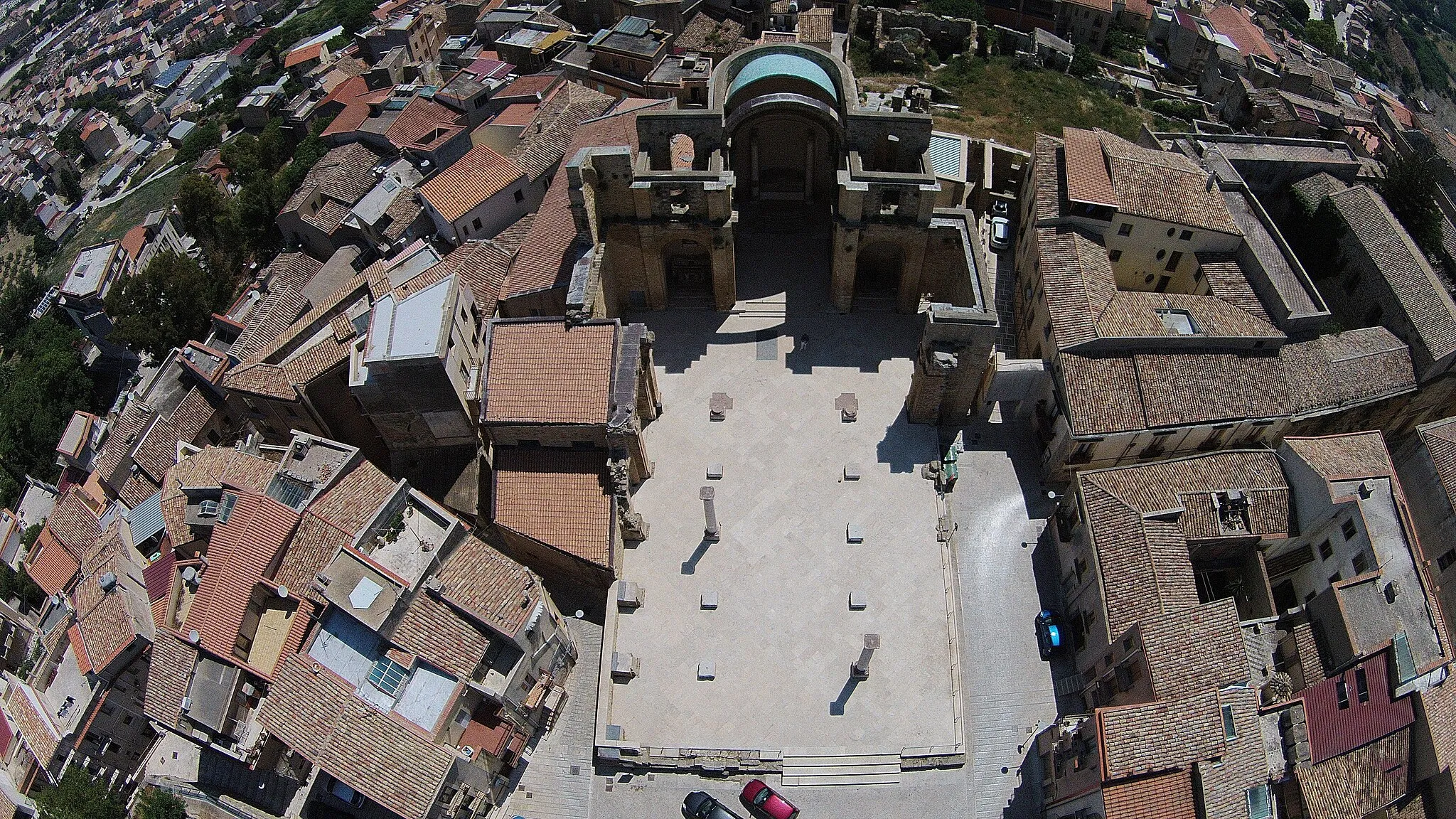 Photo showing: Salemi. Vista da drone