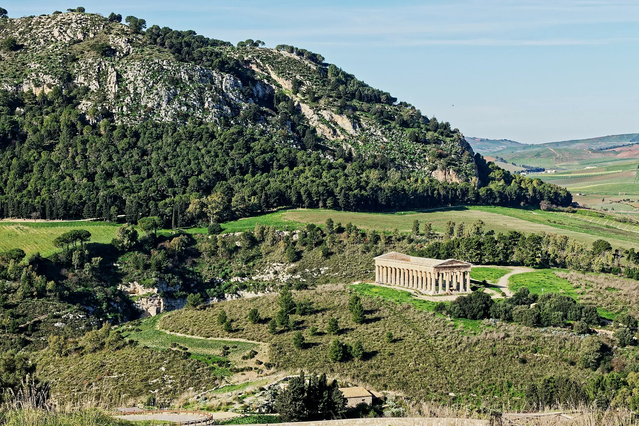 Photo showing: The ancient Greek temple in Segesta.