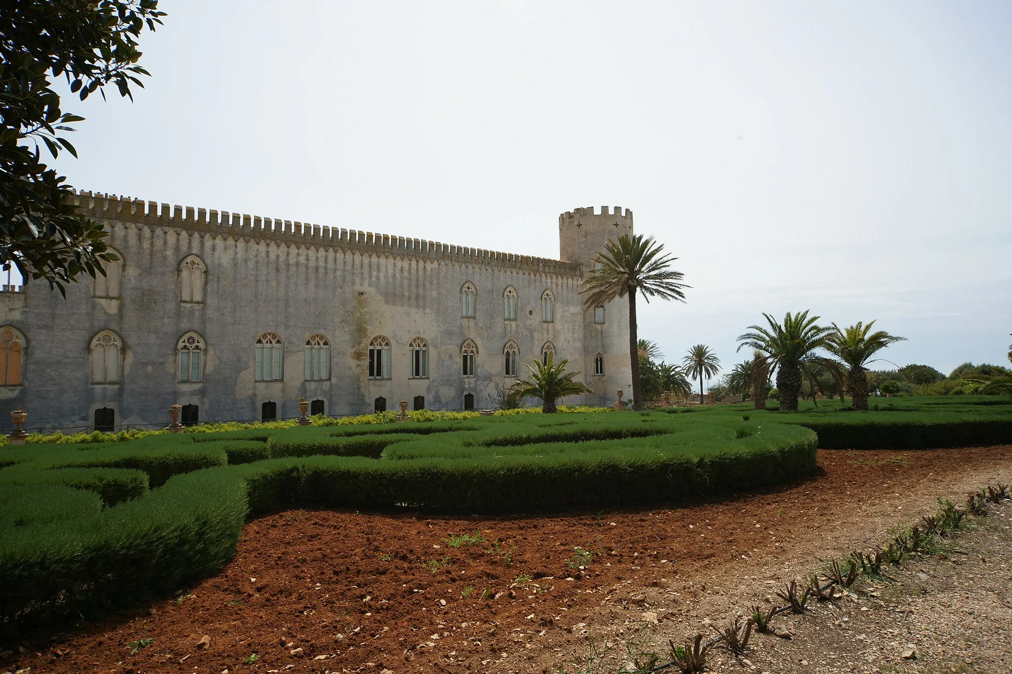 Photo showing: Castello di Donnafugata, vista del parco