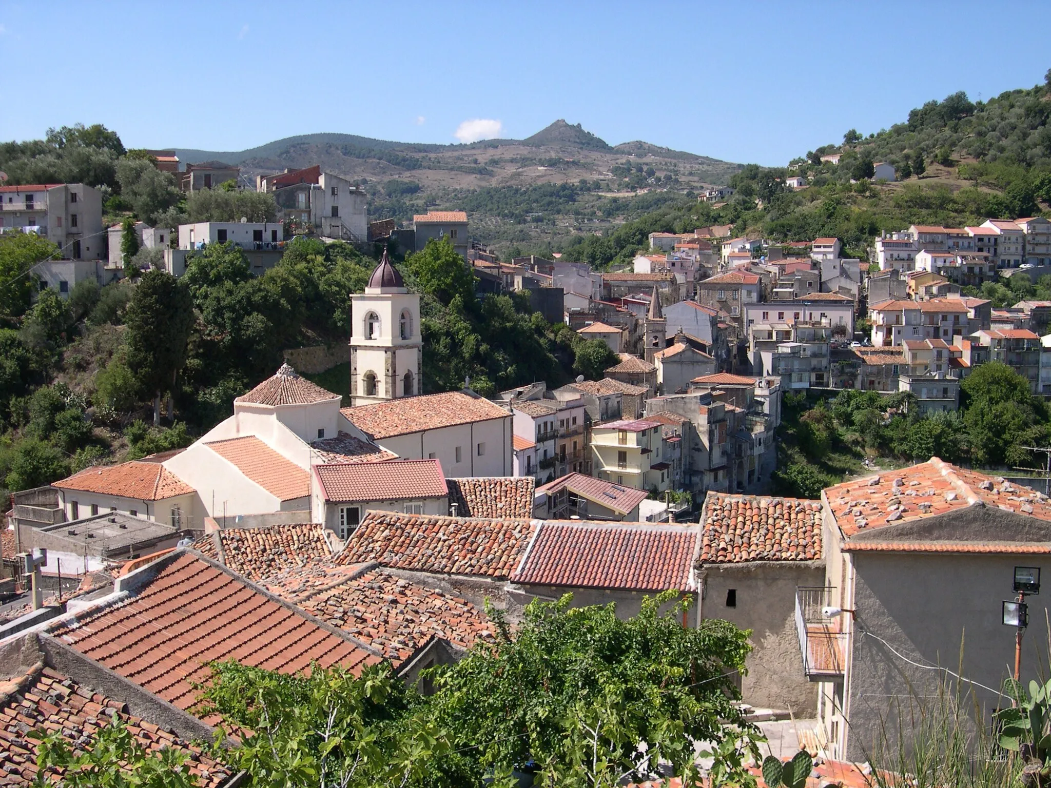 Photo showing: Zona Chiesa Madre vista dal Castello. Chiesa madre di San Biagio.