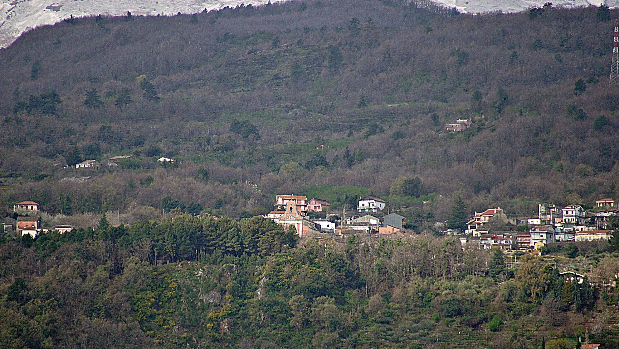 Photo showing: Foto panoramica di Vena (Piedimonte Etneo)