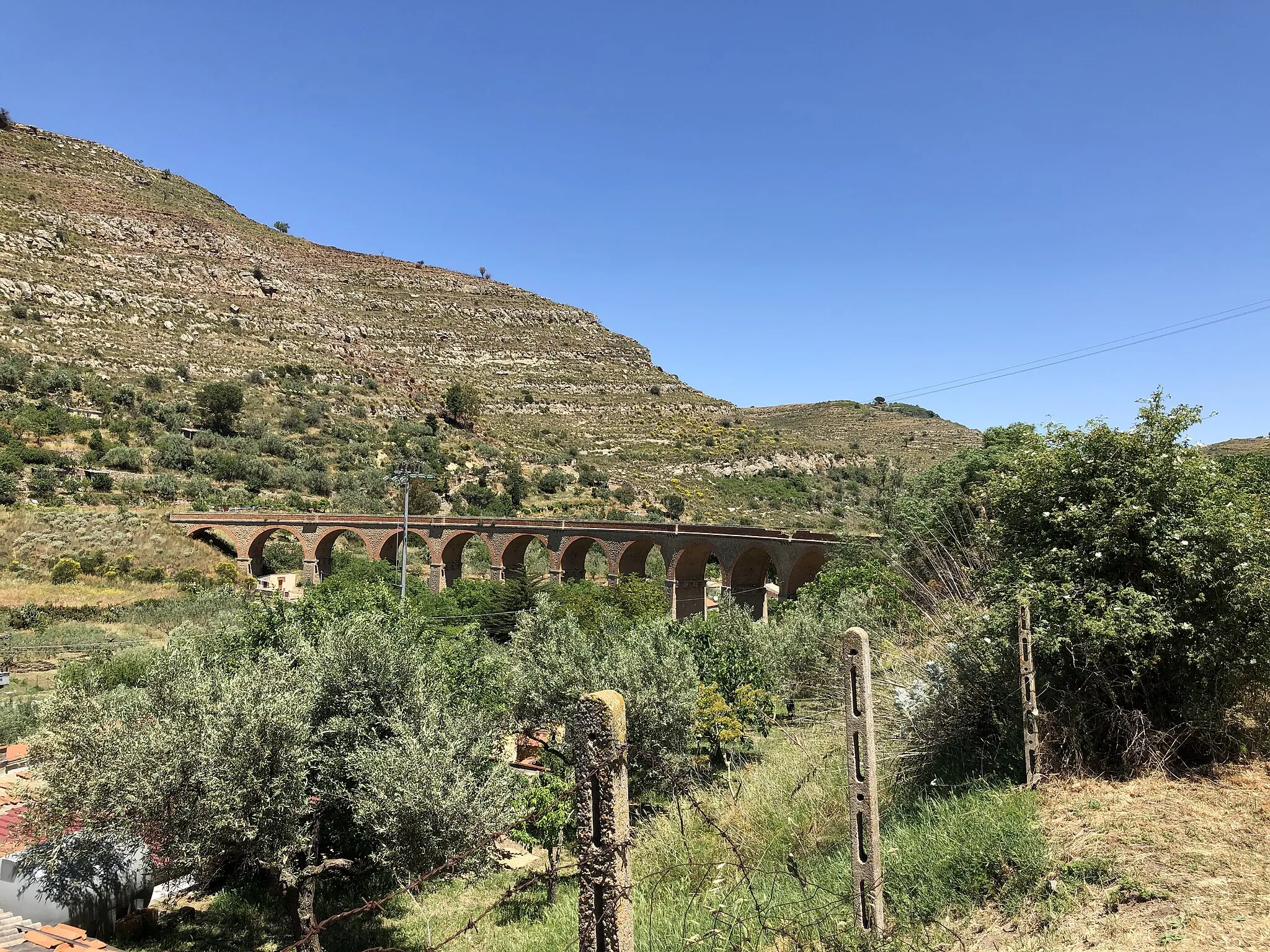 Photo showing: Ex Ferrovia Dittaino-Leonforte