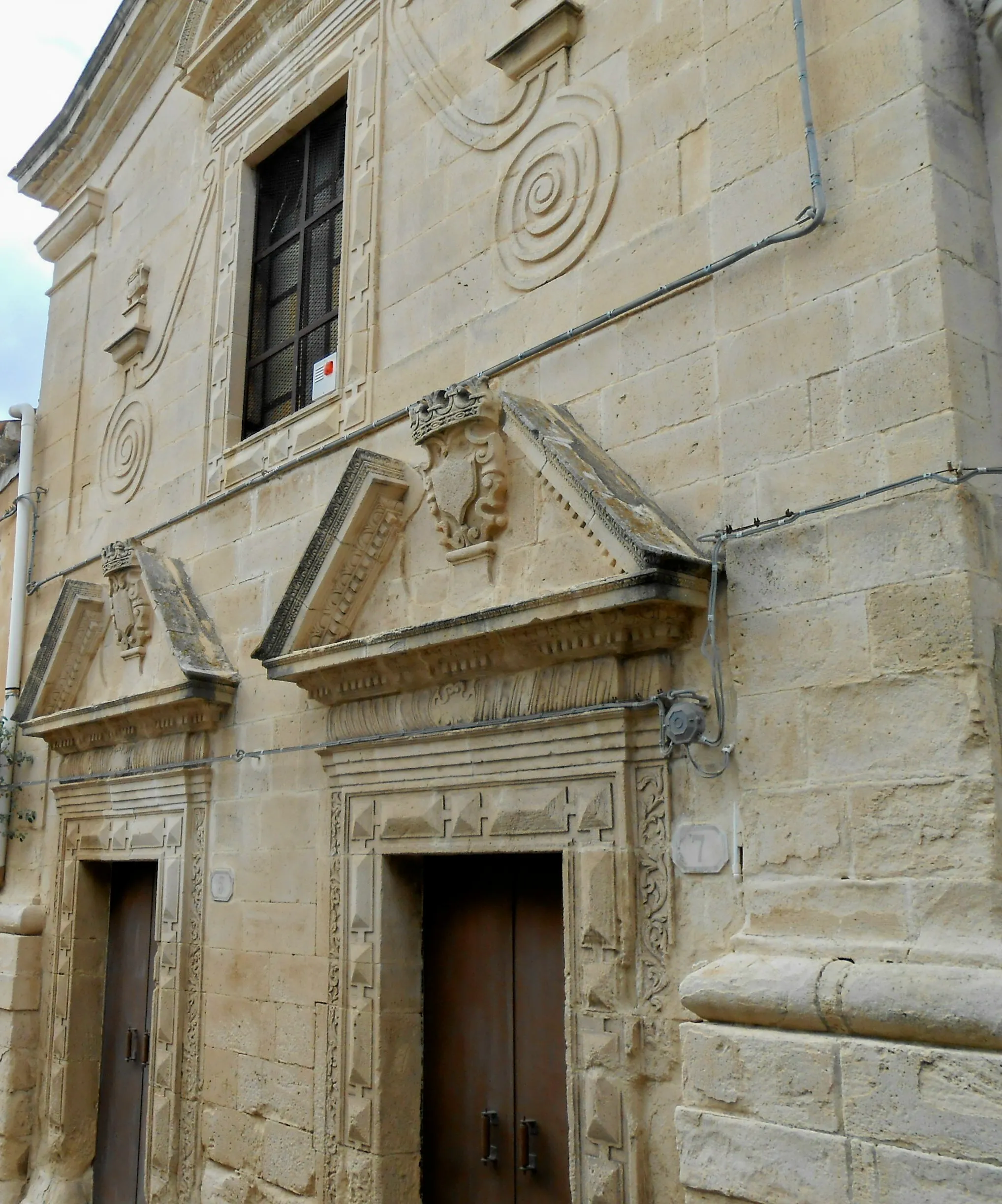 Photo showing: Chiesa dei SS. Angeli Custodi (o di S. Michele Arcangello). Sec. XIII-XVIII.