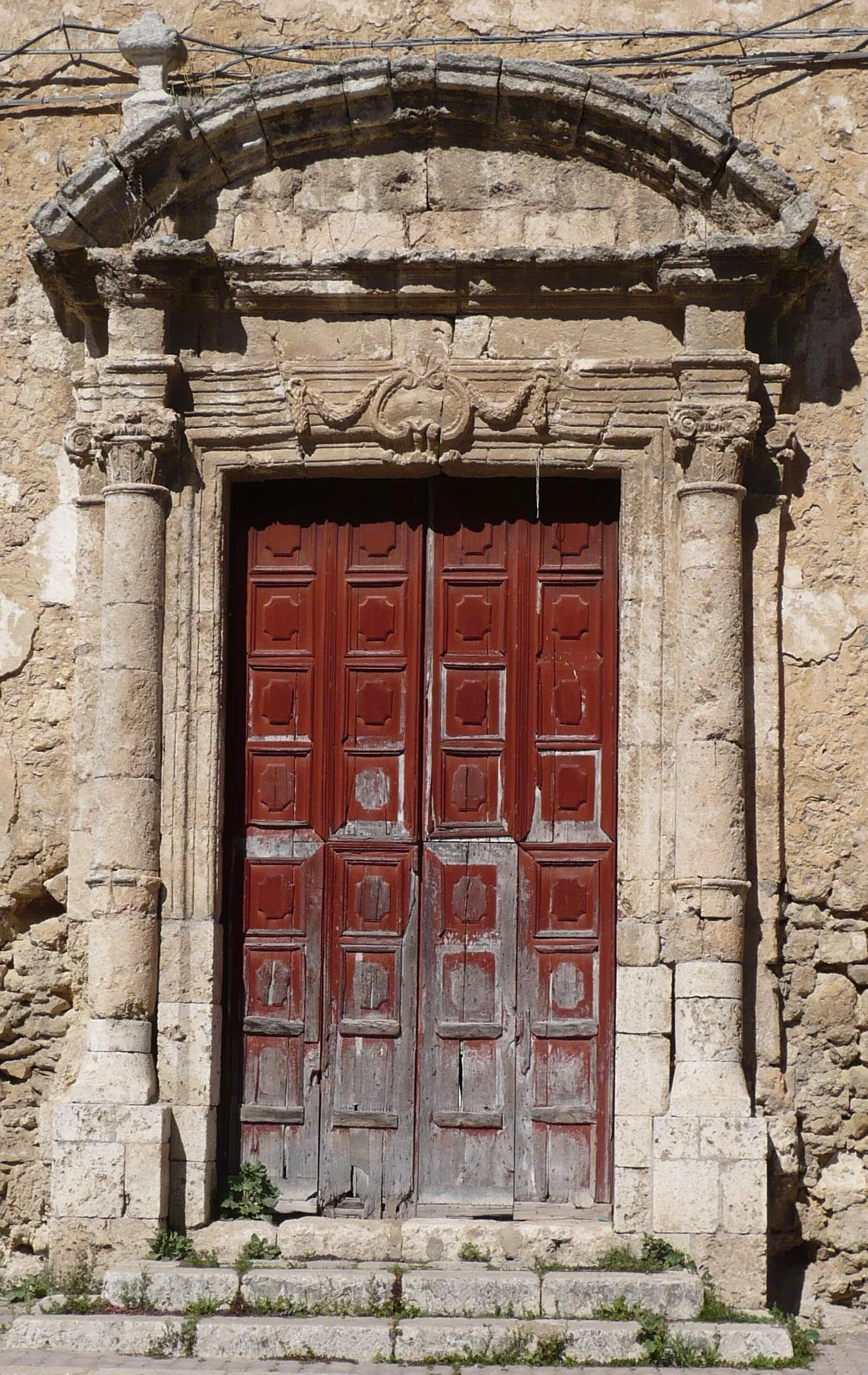 Photo showing: Racalmuto (AG) - Chiesa S. Giuseppe XVIII sec. portal