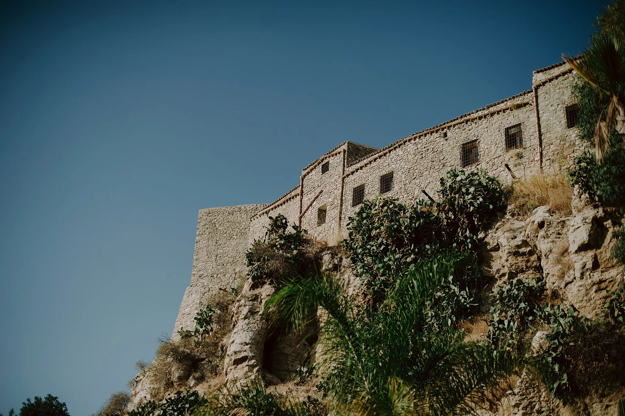 Photo showing: Panoramica del castello Chiaramonte di Siculiana