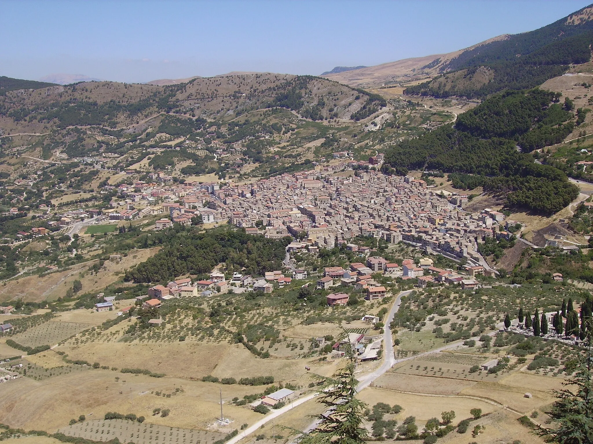Photo showing: Santo stefano quisquina panorama