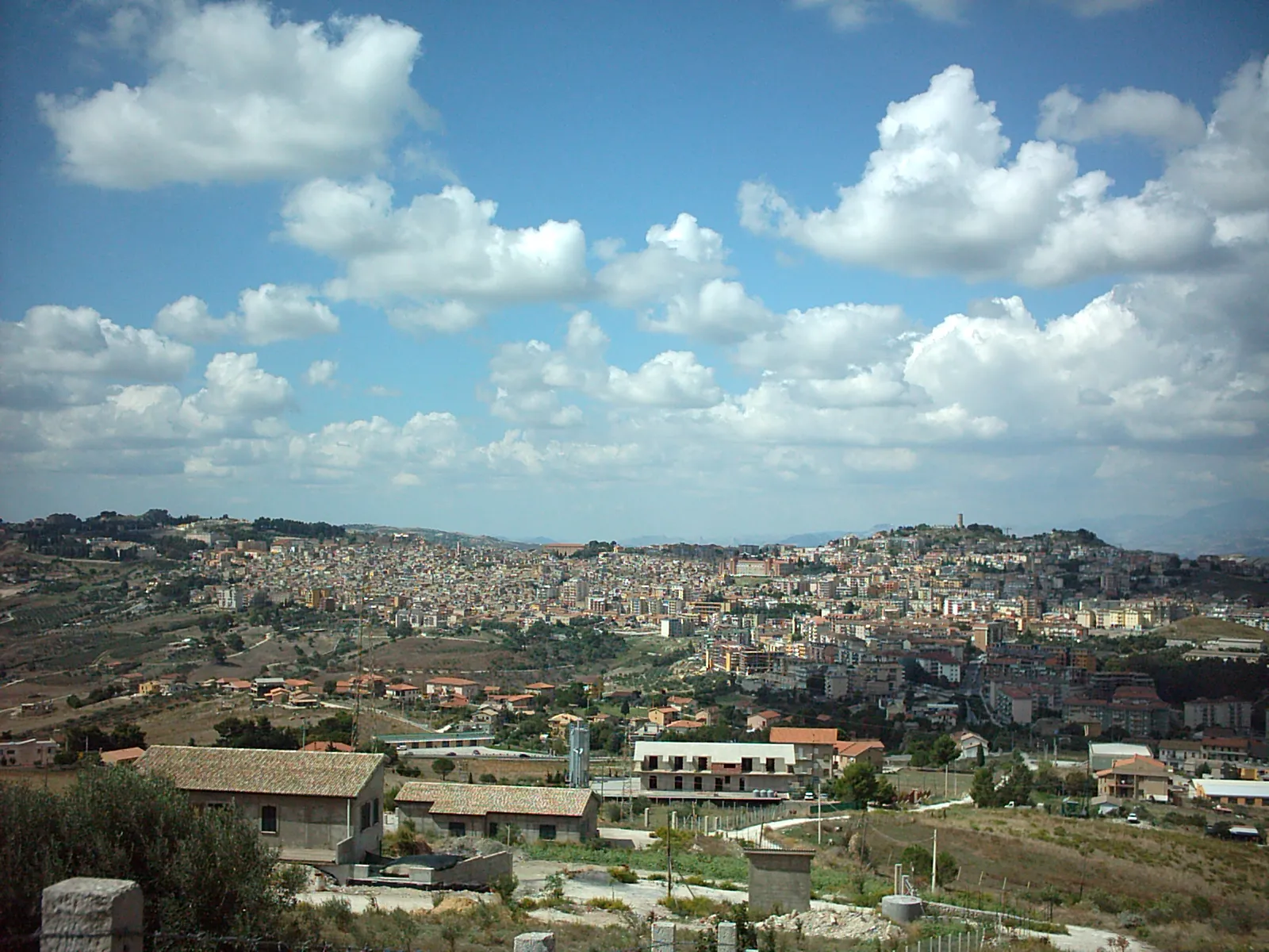 Photo showing: Panorama Città di San Cataldo(CL)