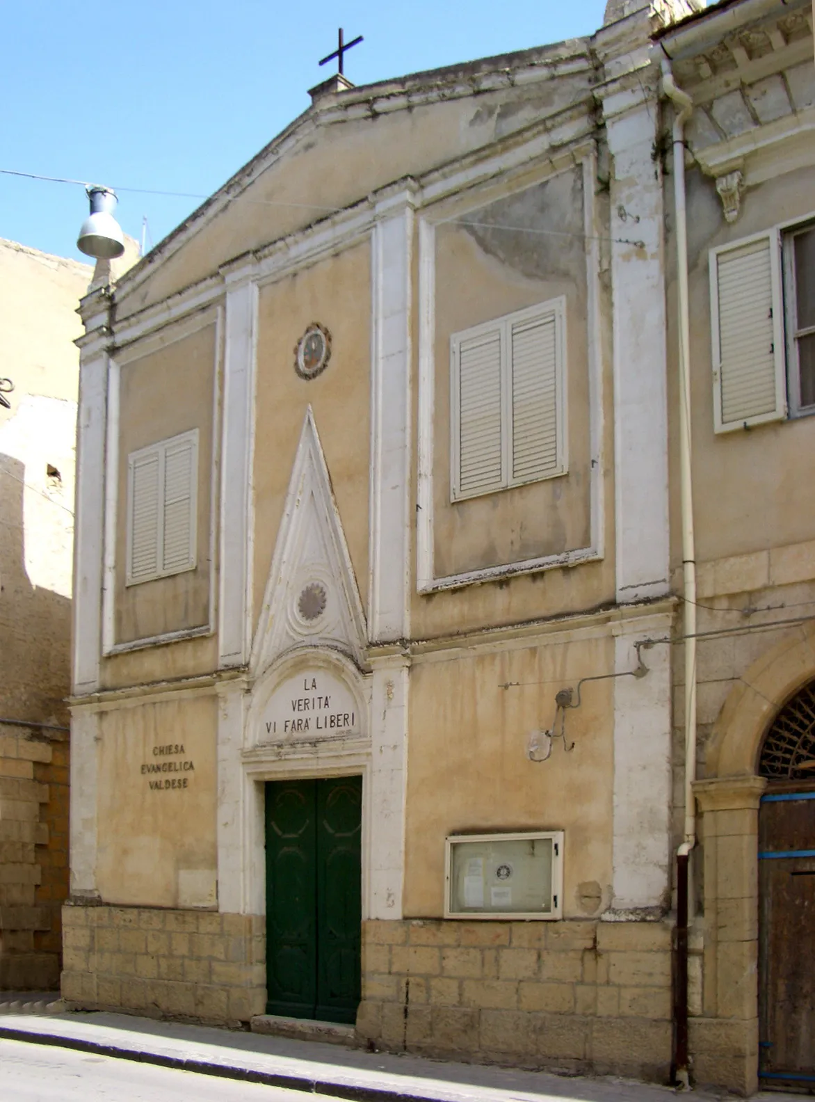 Photo showing: The Waldensian Church in Riesi (CL), Italy.