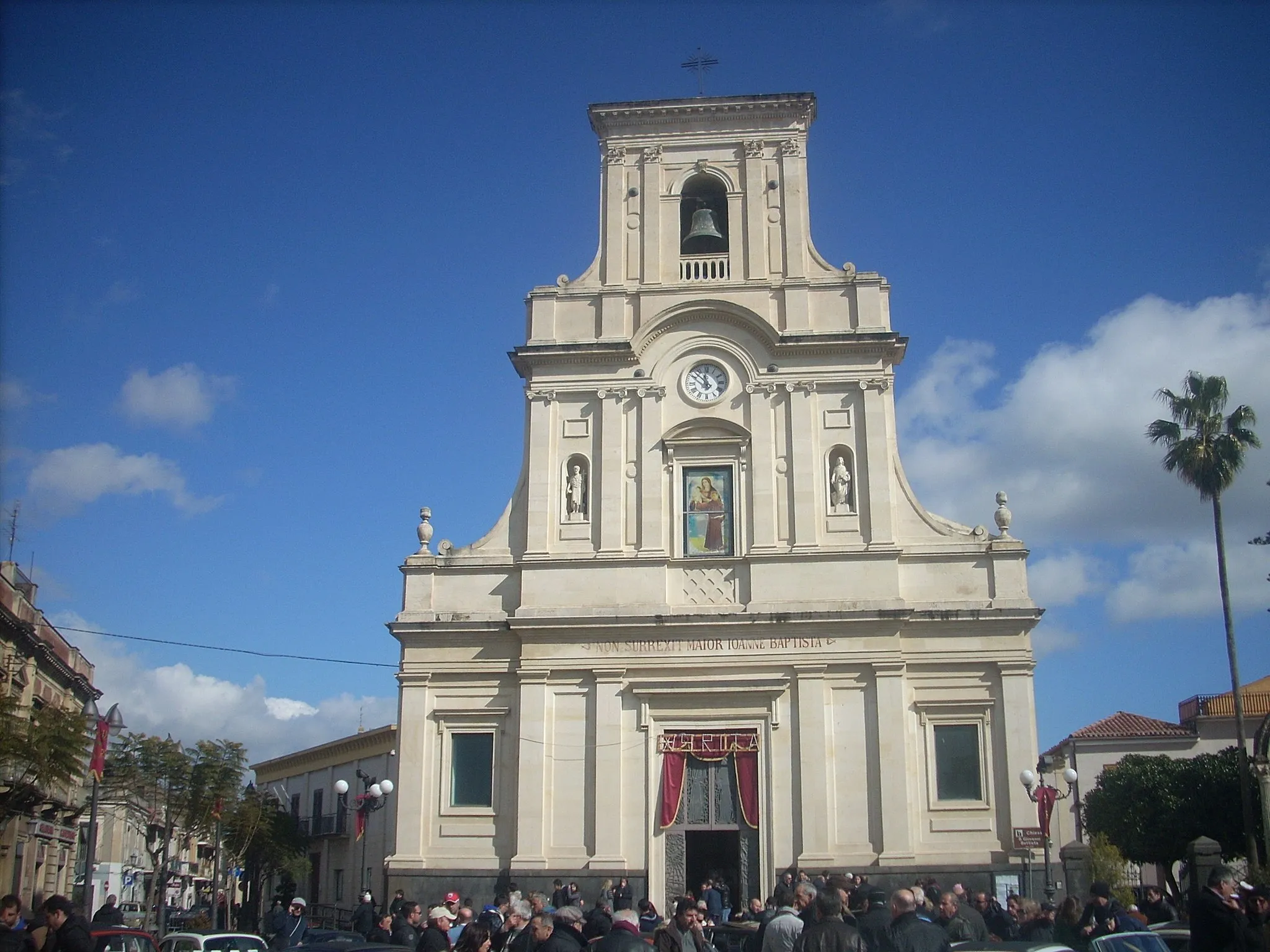 Photo showing: 15th century San Giovanni Battista Church, San Giovanni La Punta, Sicily