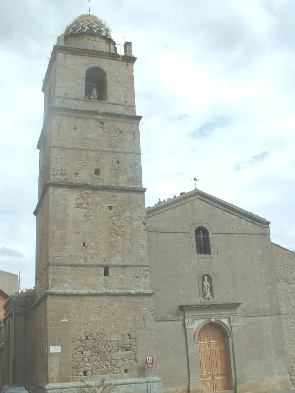 Photo showing: The Saint Ambrose church in Cerami, Sicily, Italy (XVI sec.)