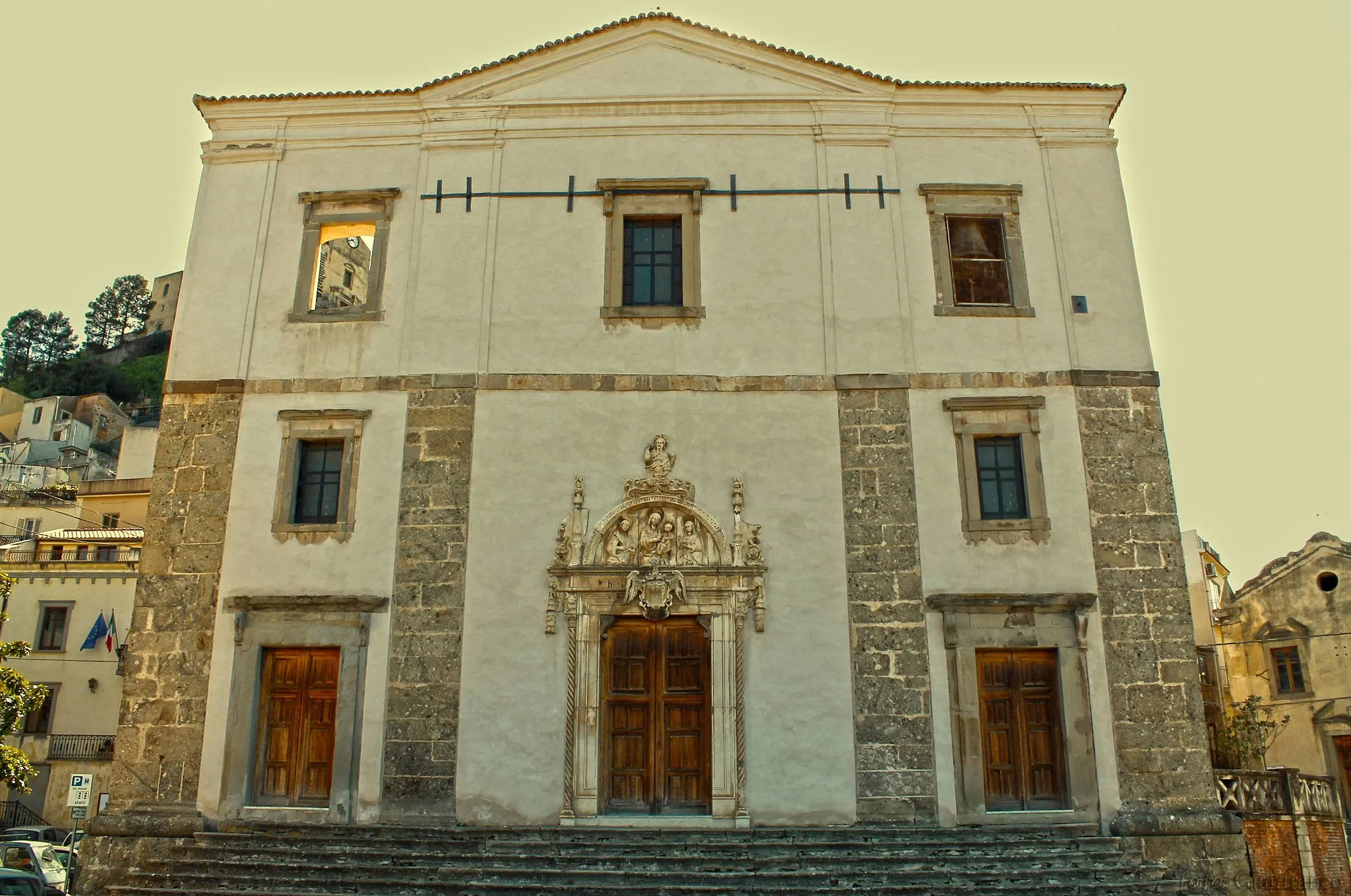 Photo showing: Facciata Basilica Cattedrale Santa Maria Assunta , Santa Lucia del Mela