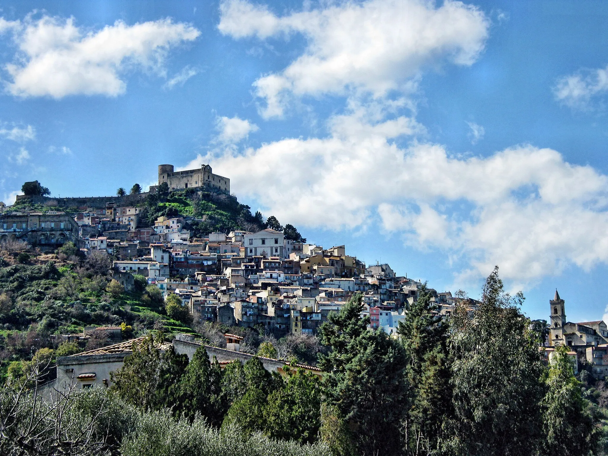 Photo showing: Santa Lucia del Mela, panorama
