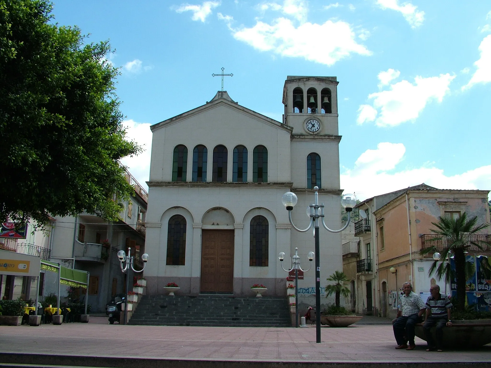 Photo showing: Gaggi, Provinz Messina, Sizilien, die Kirche. Chiesa di San Giuseppe operaio.