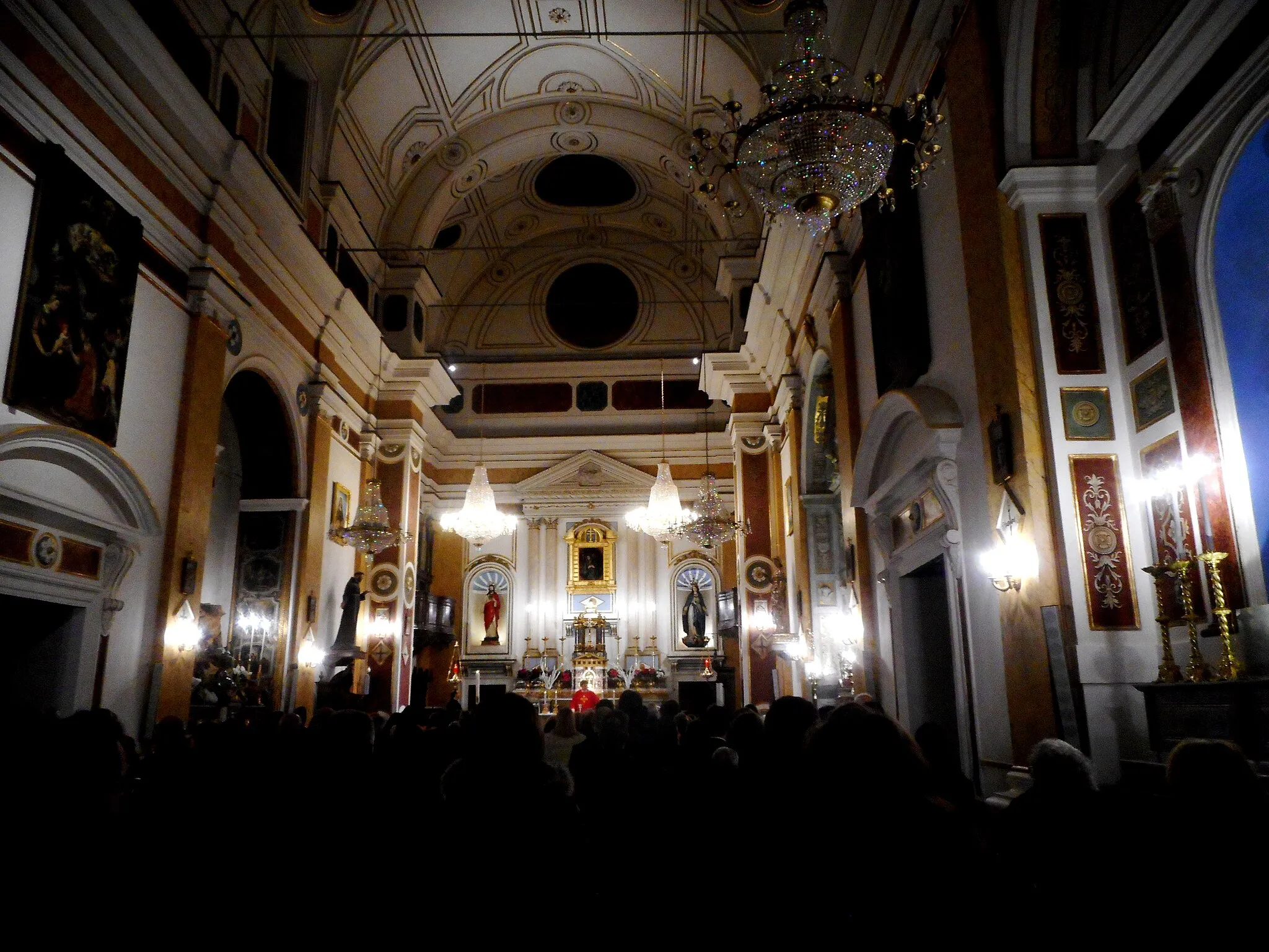 Photo showing: Interno della chiesa di Santa Fara a Cinisi
