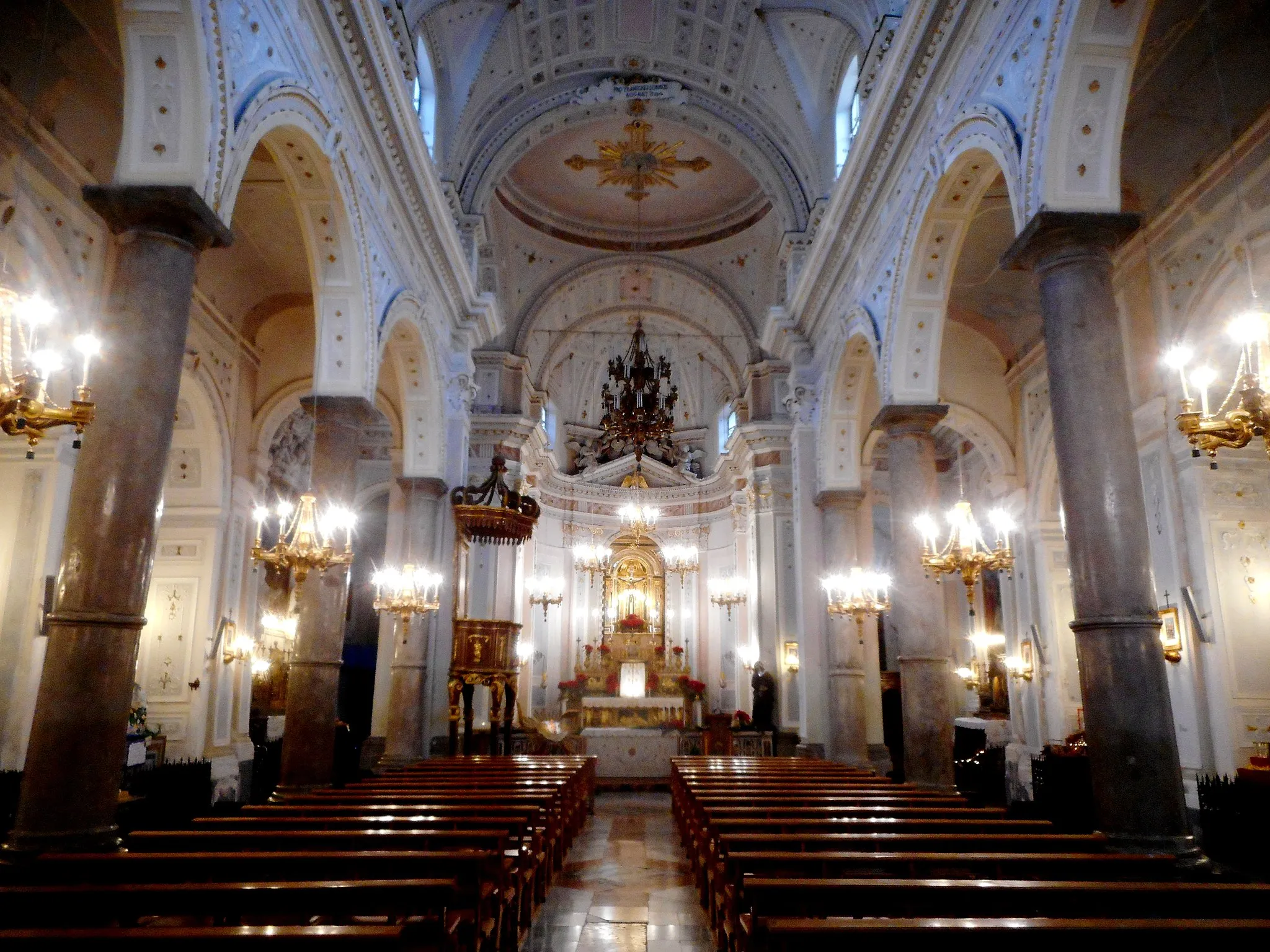 Photo showing: Interno della chiesa di San Giovanni Battista a Ciminna