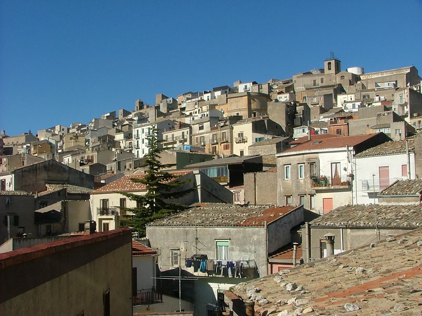 Photo showing: Il Paese di Prizzi in provincia di Palermo