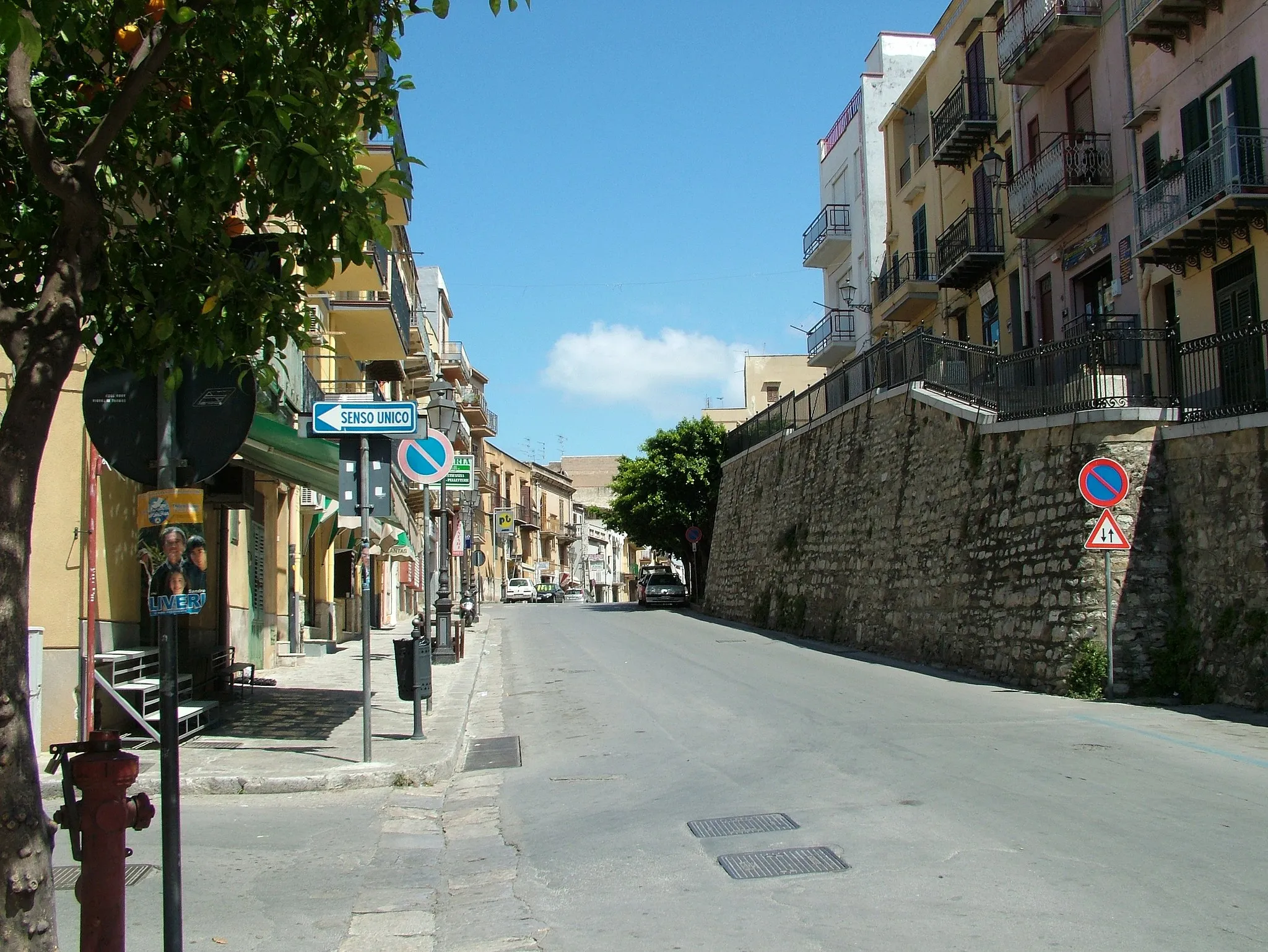 Photo showing: Trabia, Sizilien, eine Straße